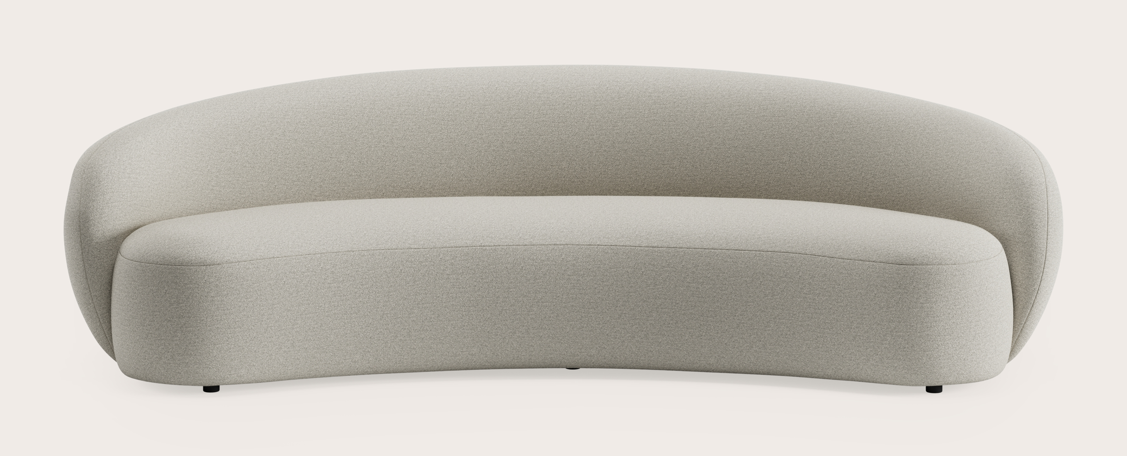 Ponte canapé 4-places en Brio tissu Light Grey