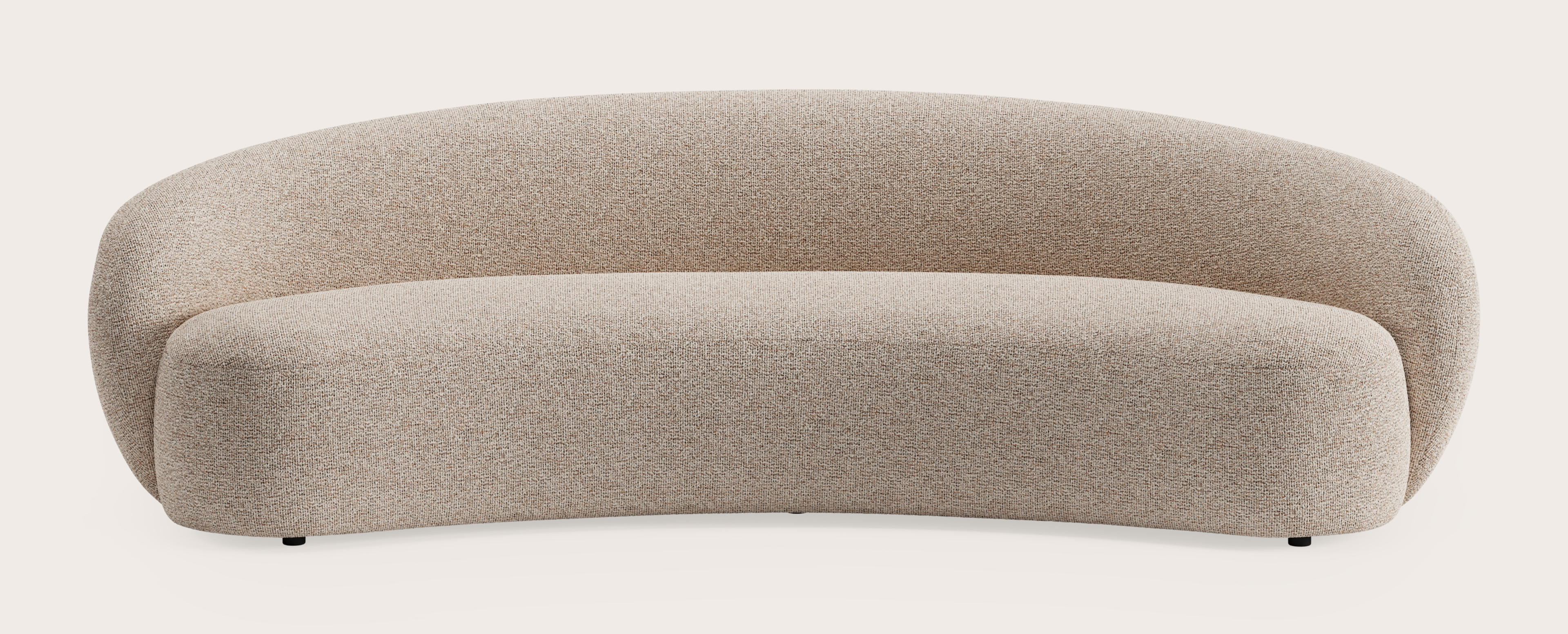 Ponte canapé 4-places en Fresco tissu Caramel