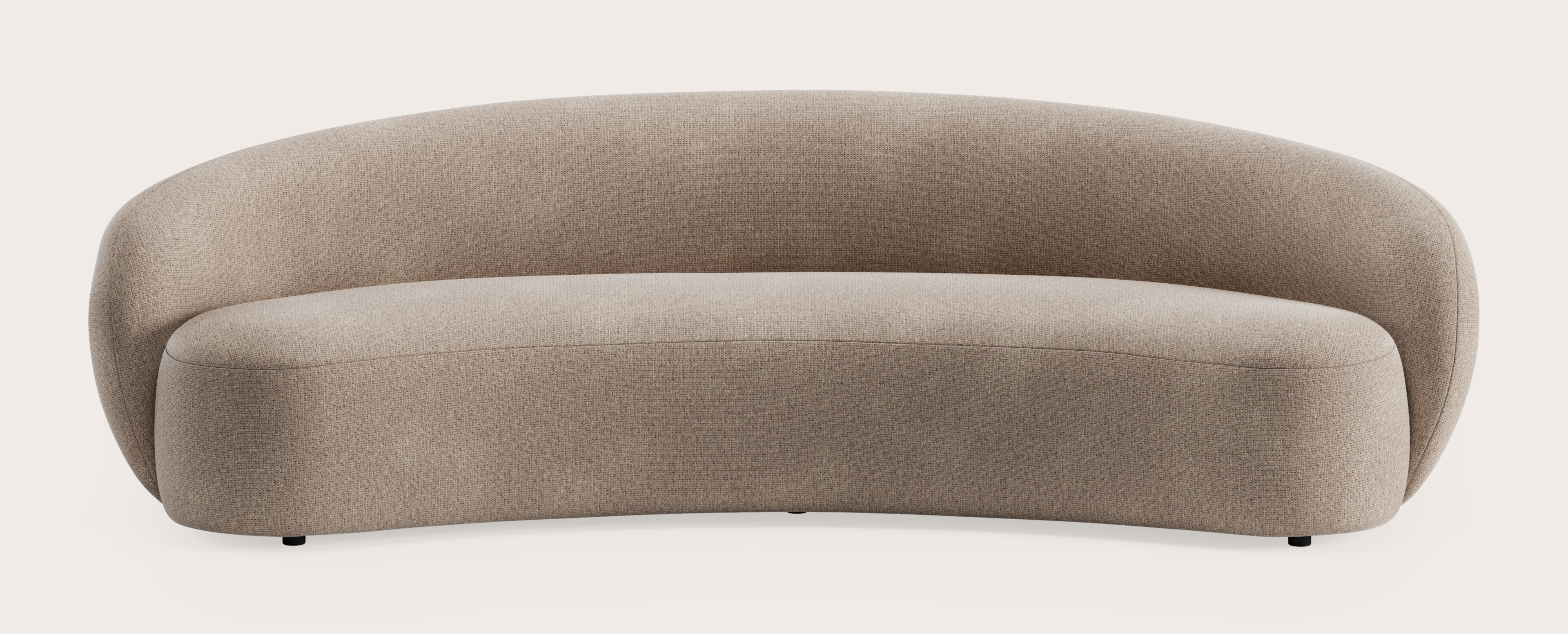Ponte canapé 4-places en Fuga tissu Taupe