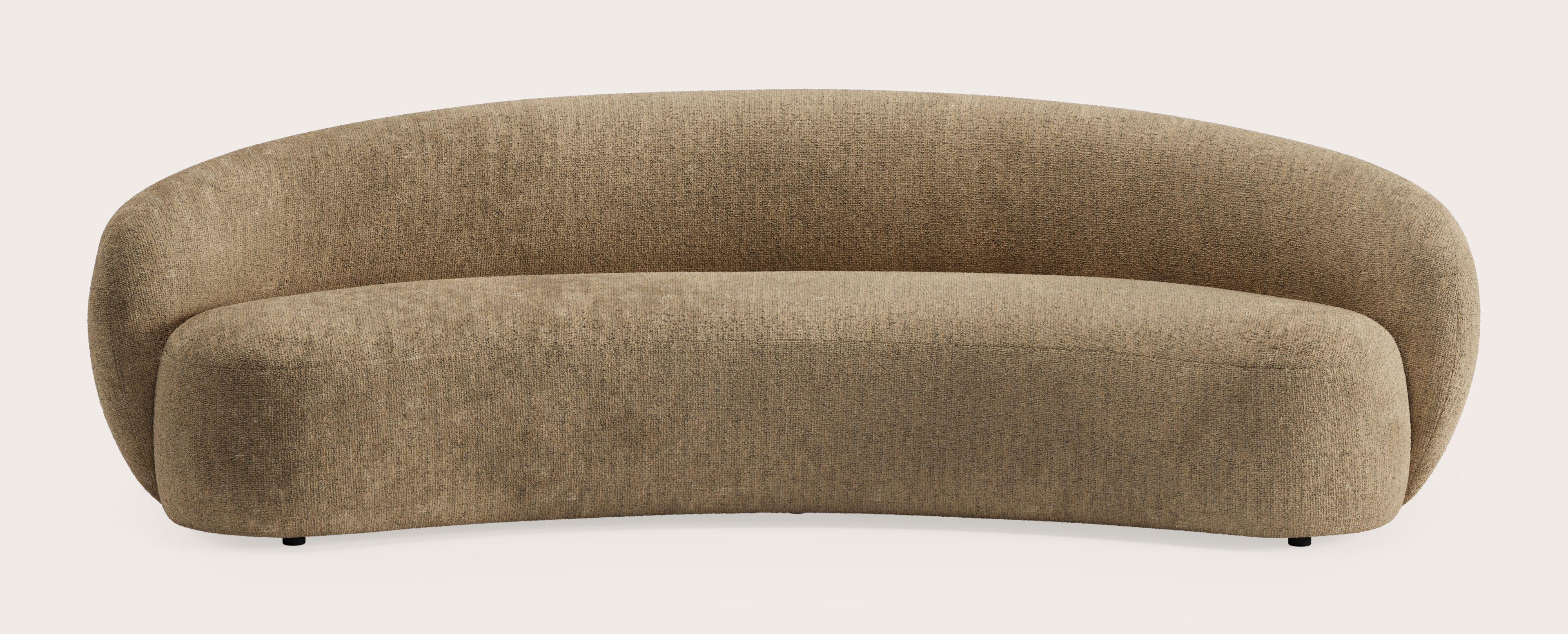 Ponte zetel 4-zit in Poco stof Dark Taupe