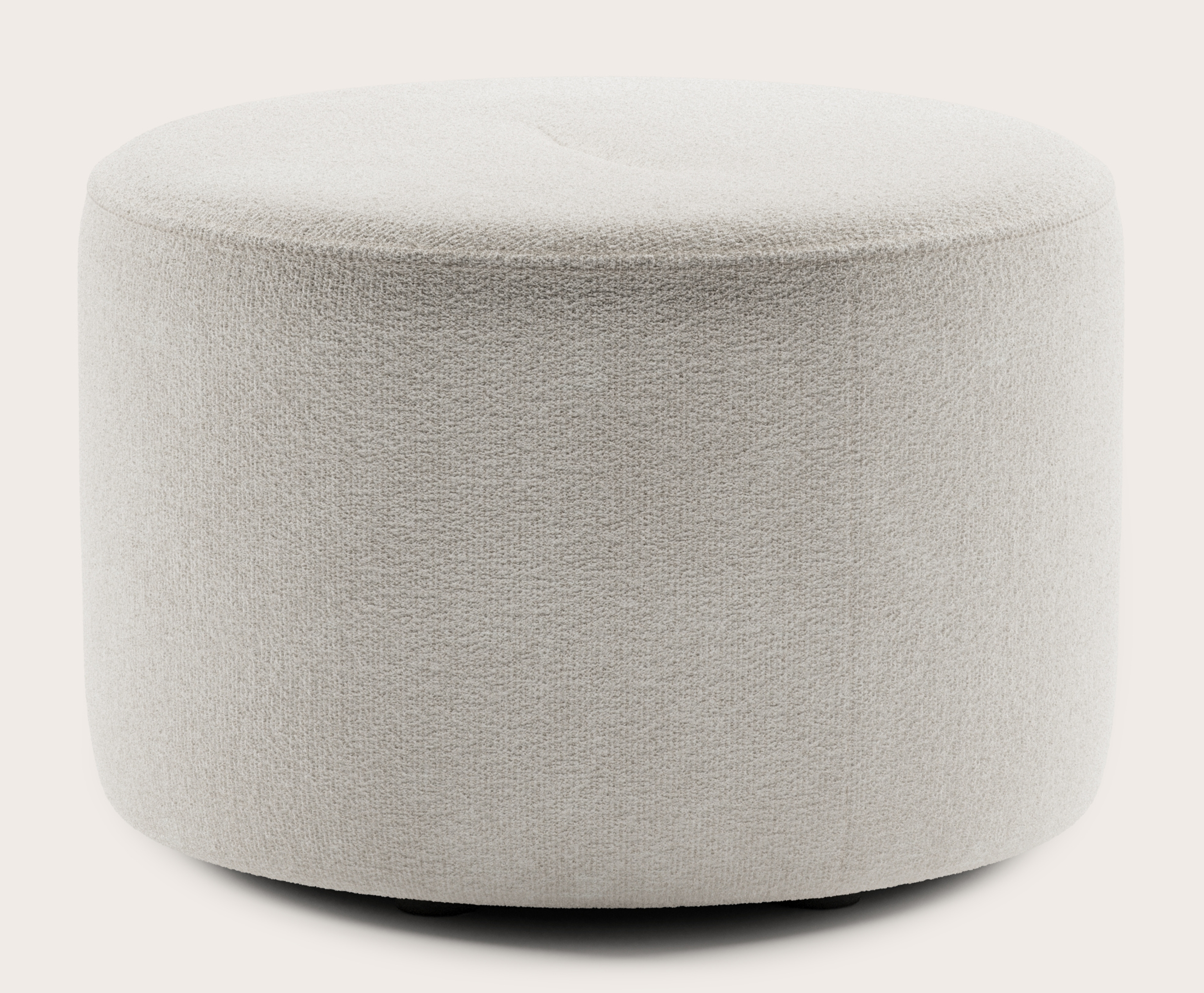 Tondo pouf - Nova tissu Pearl Ø60xH40cm