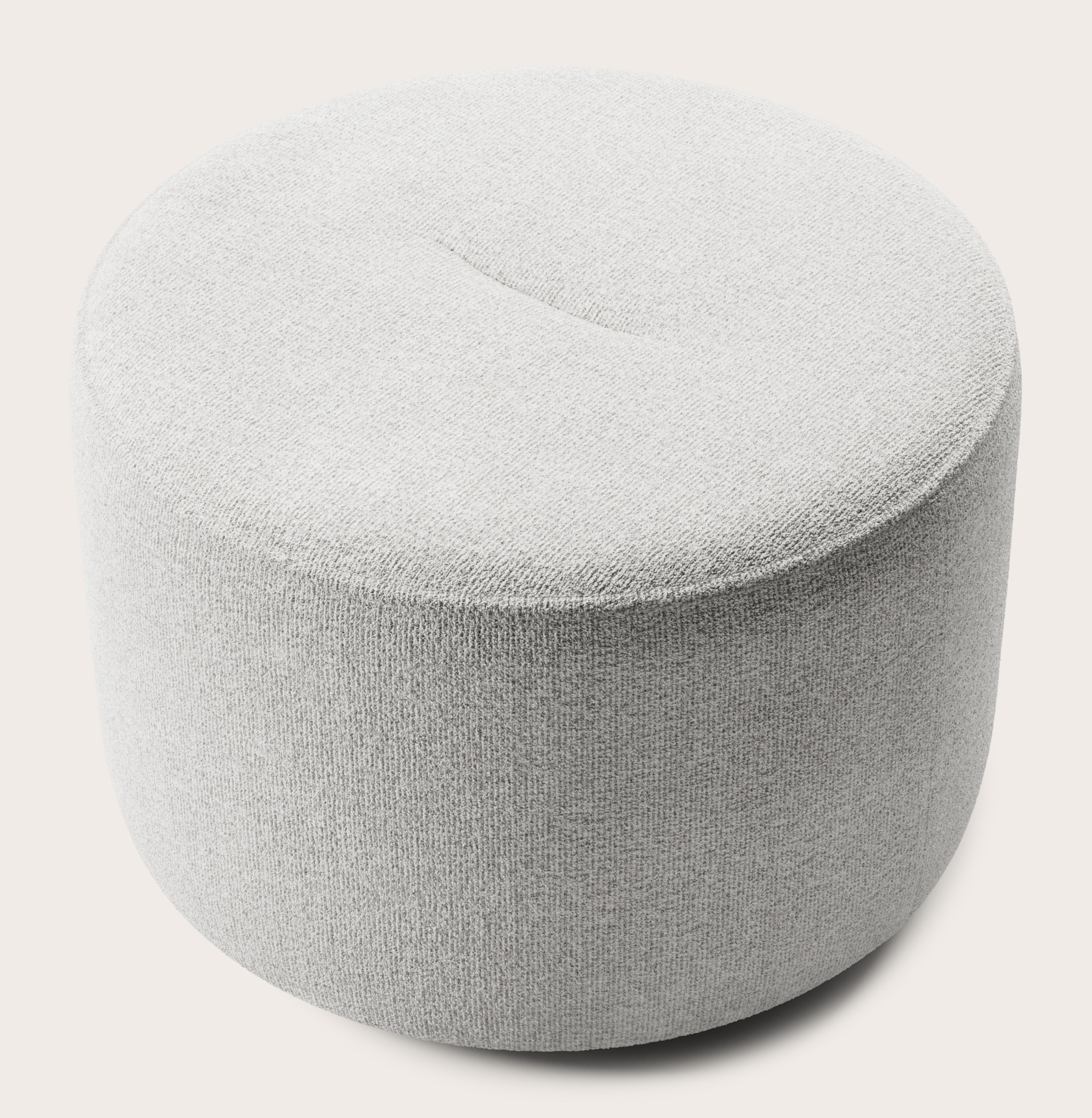 Tondo pouf - Nova tissu Lunar Ø60xH40cm
