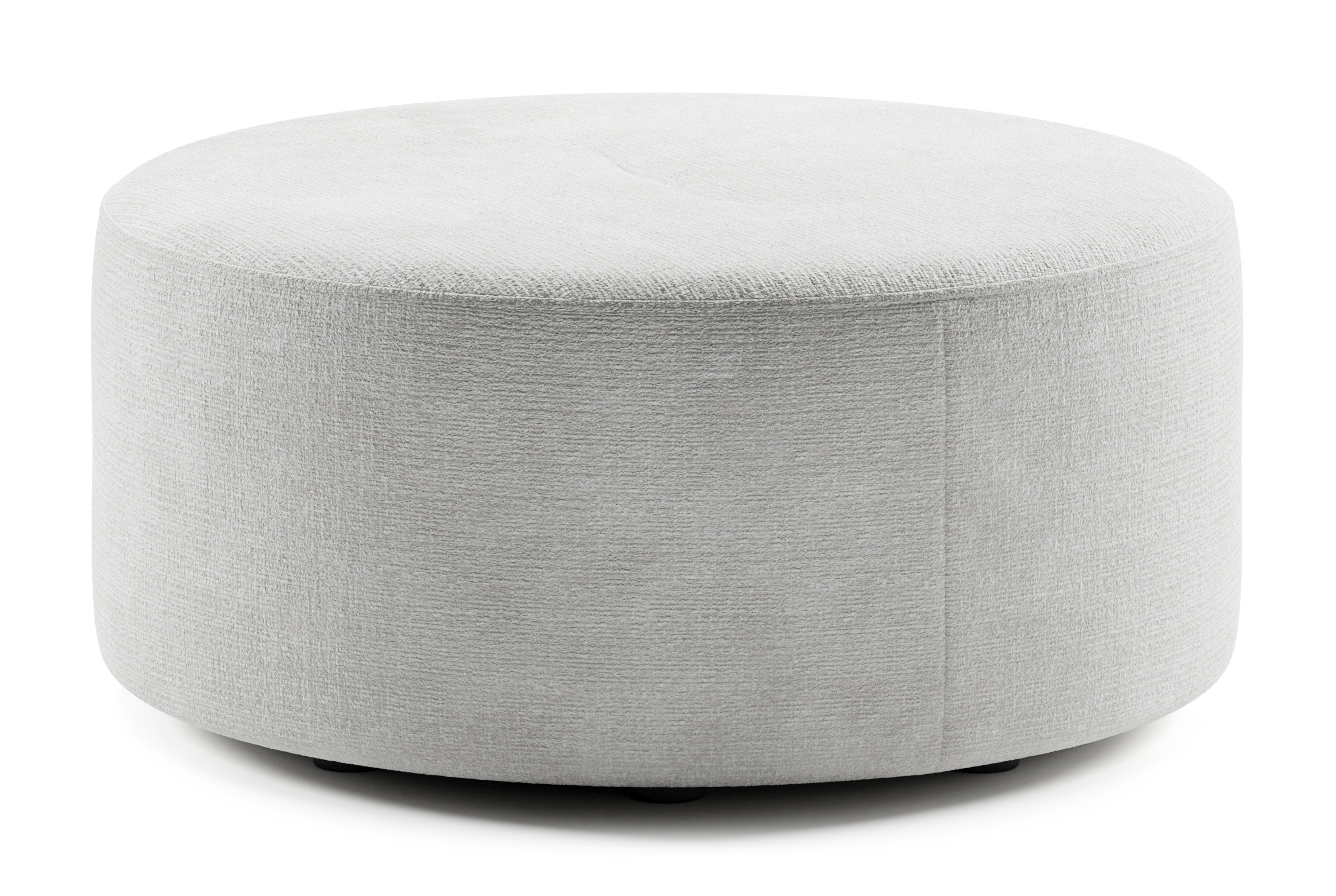 Tondo poef - Dolore stof Almond Ø70xH34cm