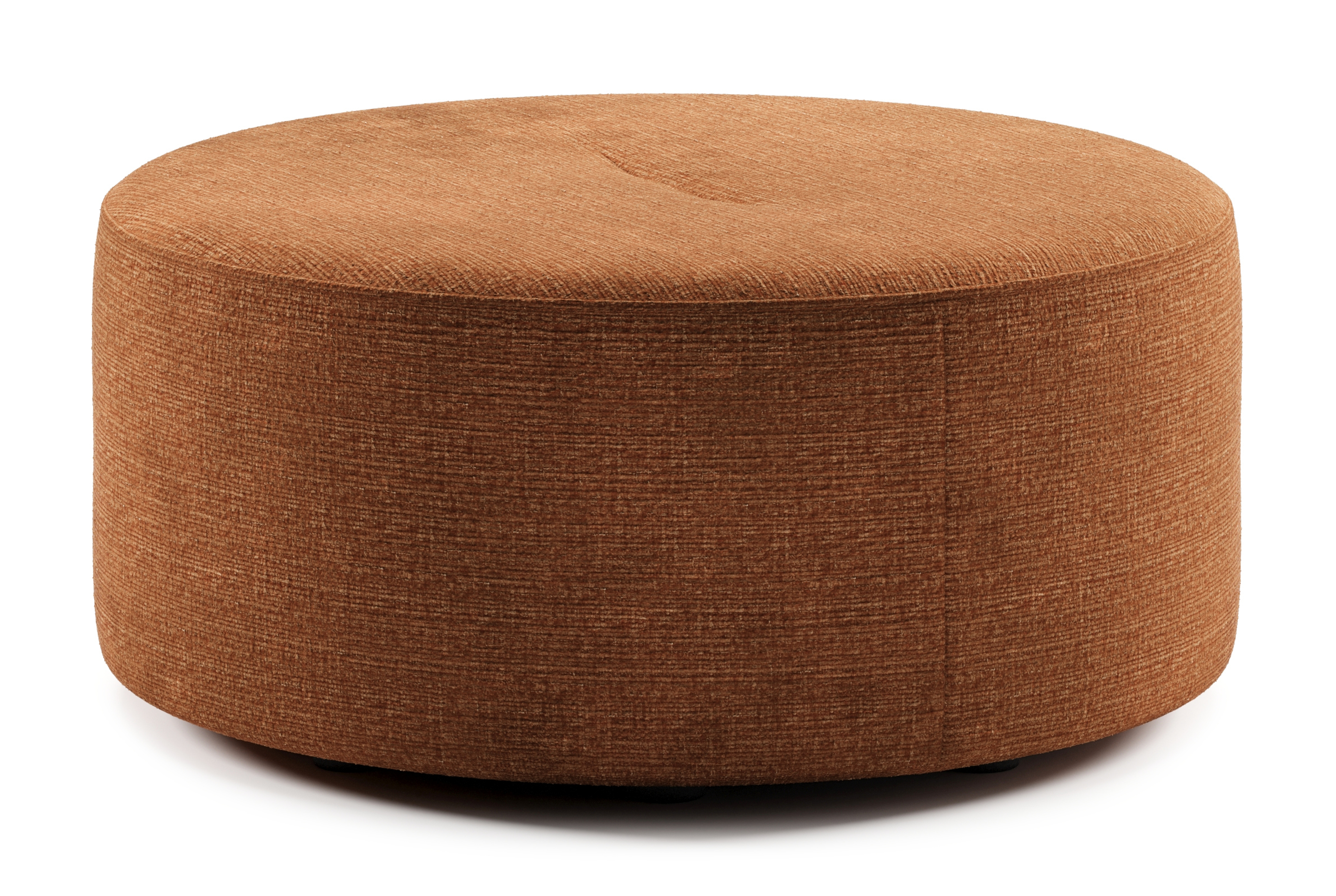 Tondo pouf - Dolore tissu Copper Ø70xH34cm