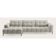 Canapé d'angle L 4,5 places avec chaise longue gauche