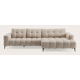 Canapé d'angle L 4 places avec chaise longue XL droite