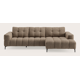 Canapé d'angle L 3,5 places avec chaise longue droite