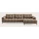 Canapé d'angle L 4,5 places avec chaise longue droite