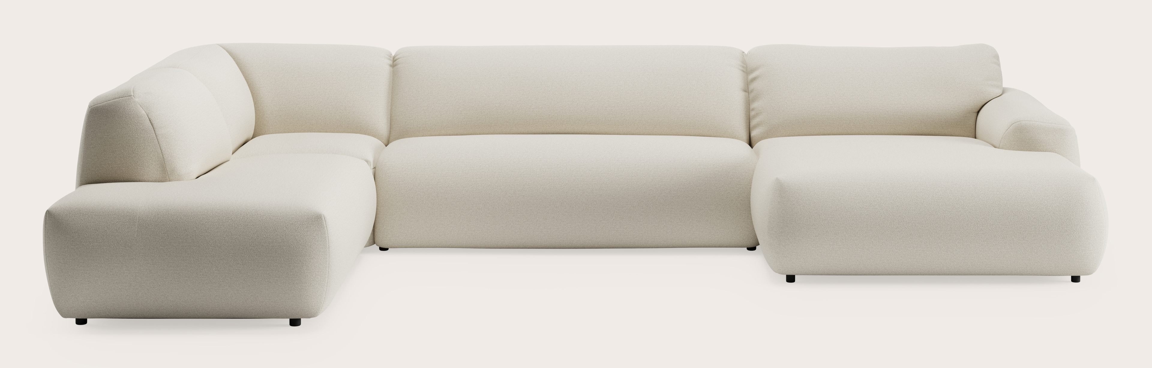 Sarpi hoekzetel 6,5-zit Brio stof Linen