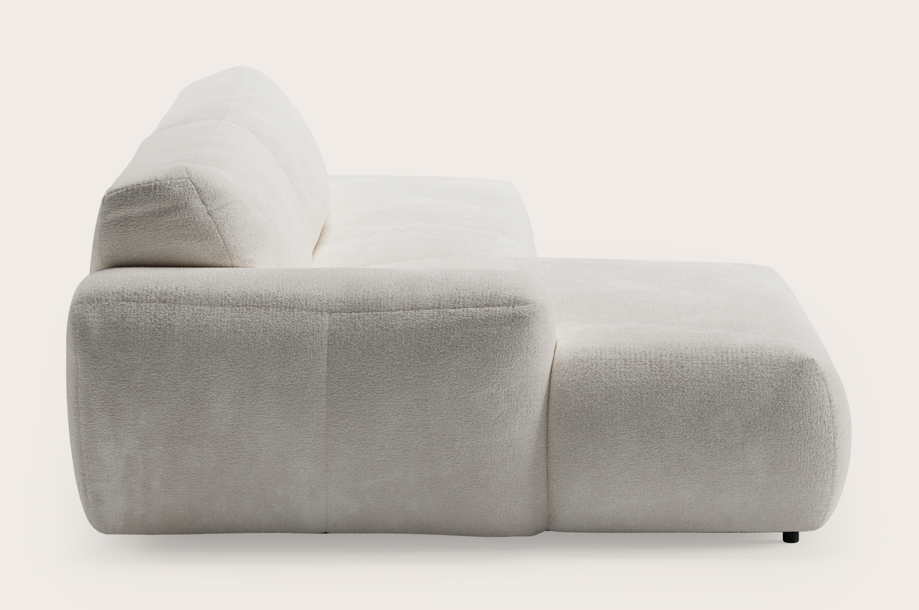 Sarpi hoekzetel 4-zit Nova stof Pearl