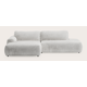 hoekzetel 4-zit met kort xl ligstuk links en open einde rechts