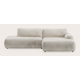 Canapé d'angle L 4 places avec extrémité ouverte XL gauche et chaise longue (court) XL droite  