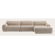 Canapé d'angle L 5 places avec chaise longue XL (long) droite