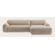 Canapé d'angle L 4 places avec chaise longue XL (long) droite