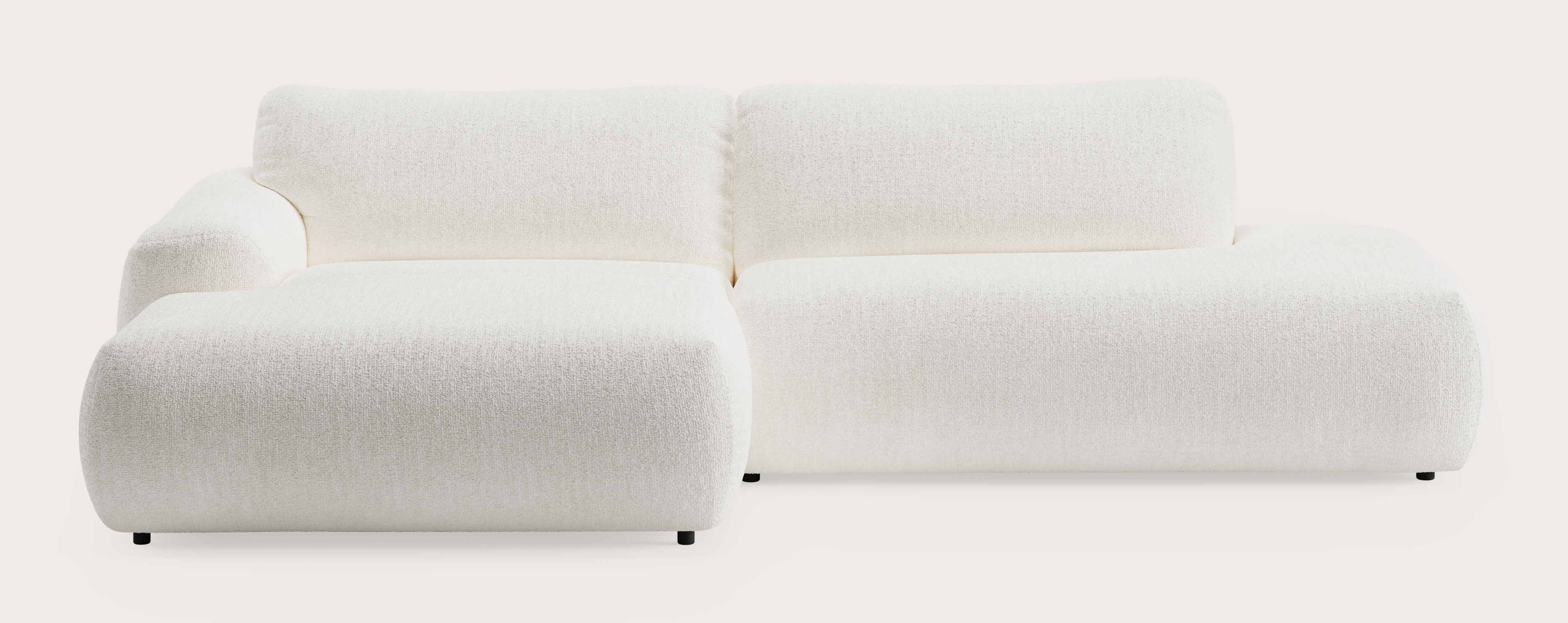 Sarpi hoekzetel 4-zit Poco stof White