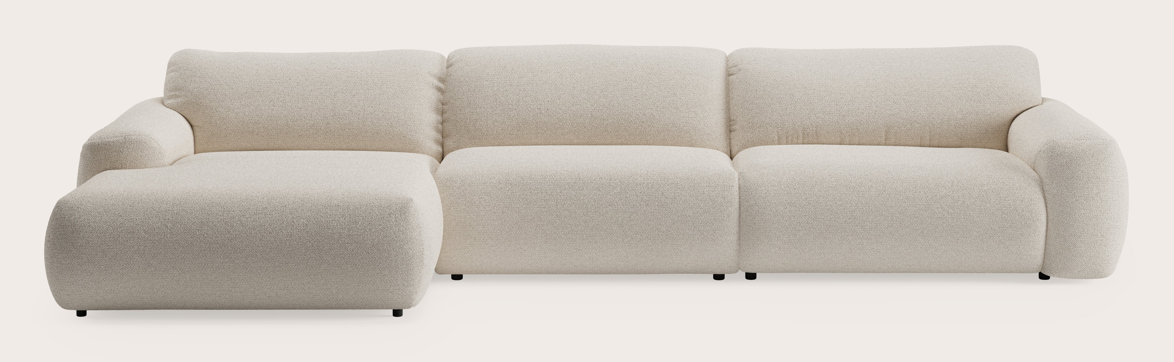 Sarpi hoekzetel 5-zit Hero stof Beige