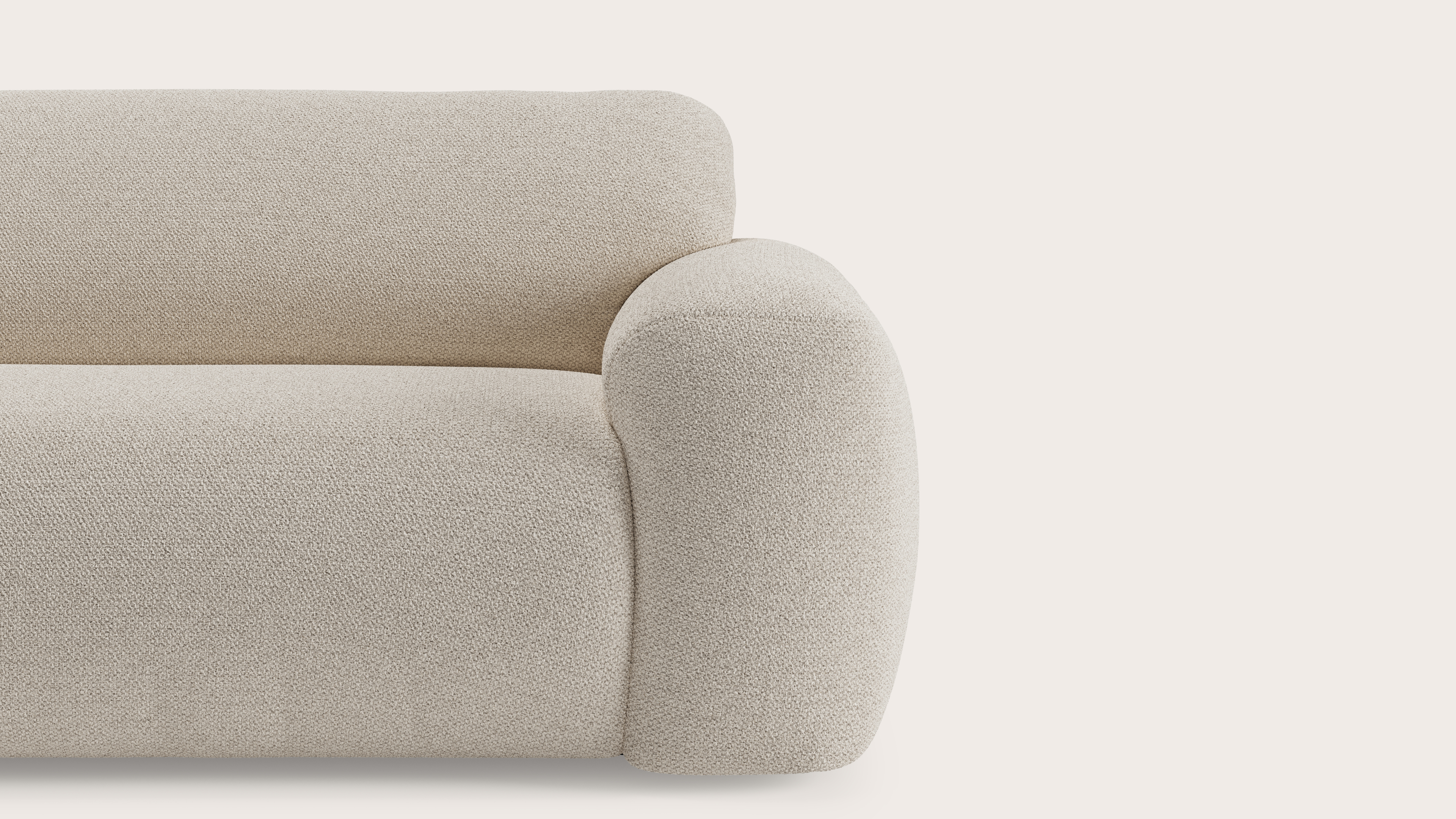 Sarpi hoekzetel 4-zit Hero stof Beige