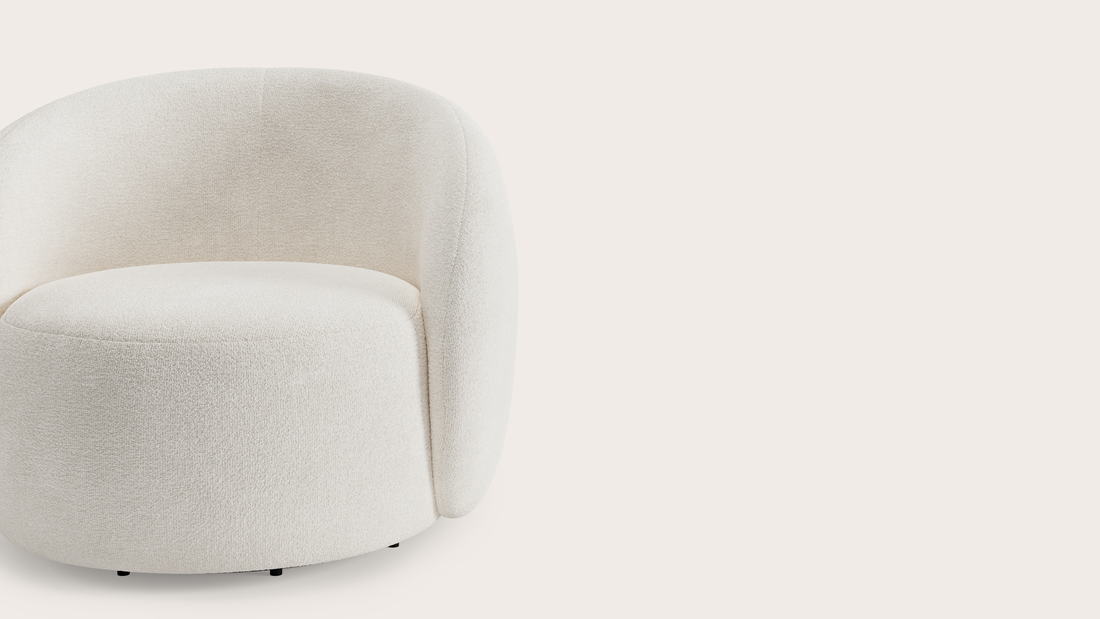 Ponte zetel 1-zit in Nova stof Pearl