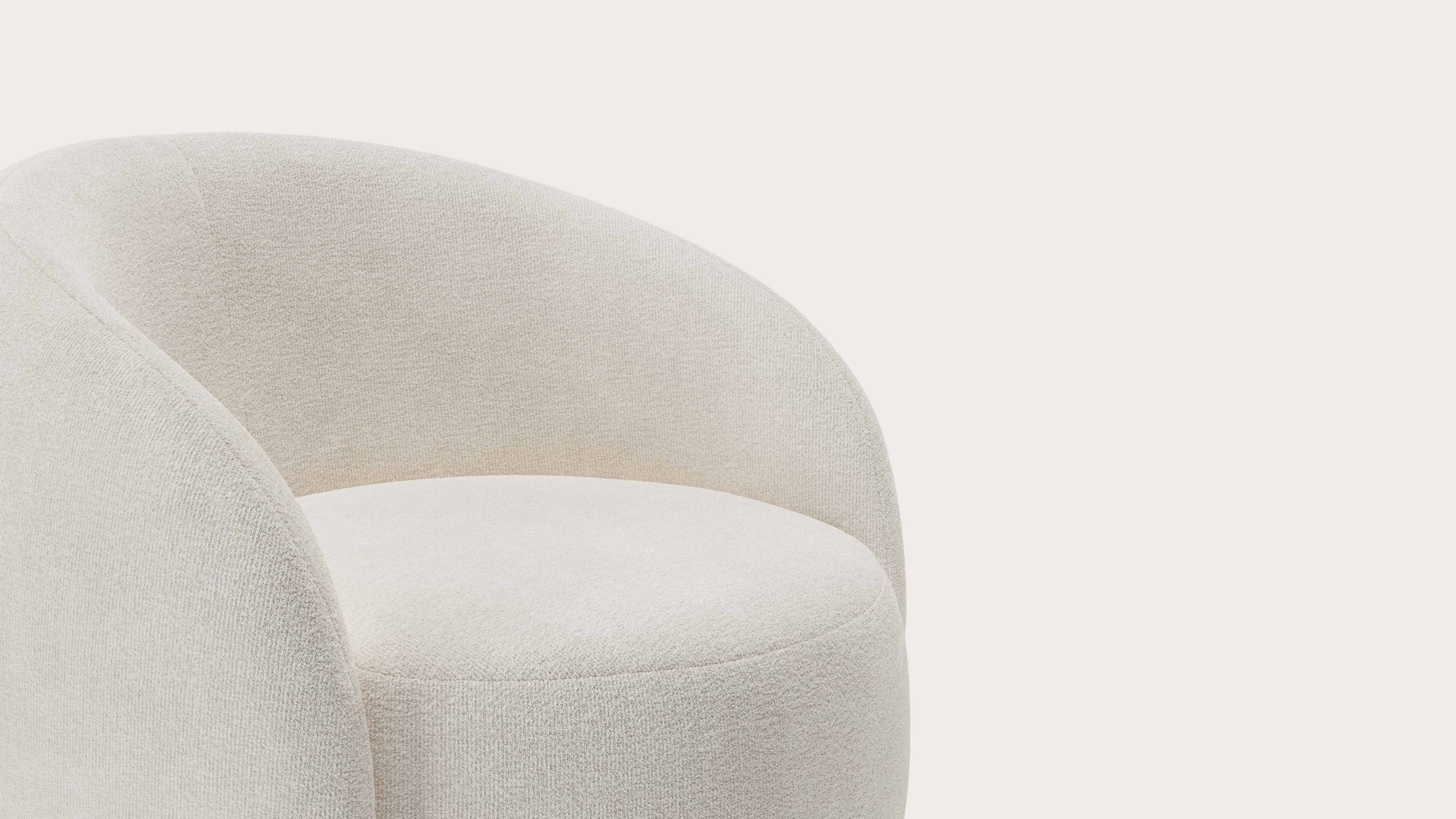 Ponte zetel 1-zit in Nova stof Pearl