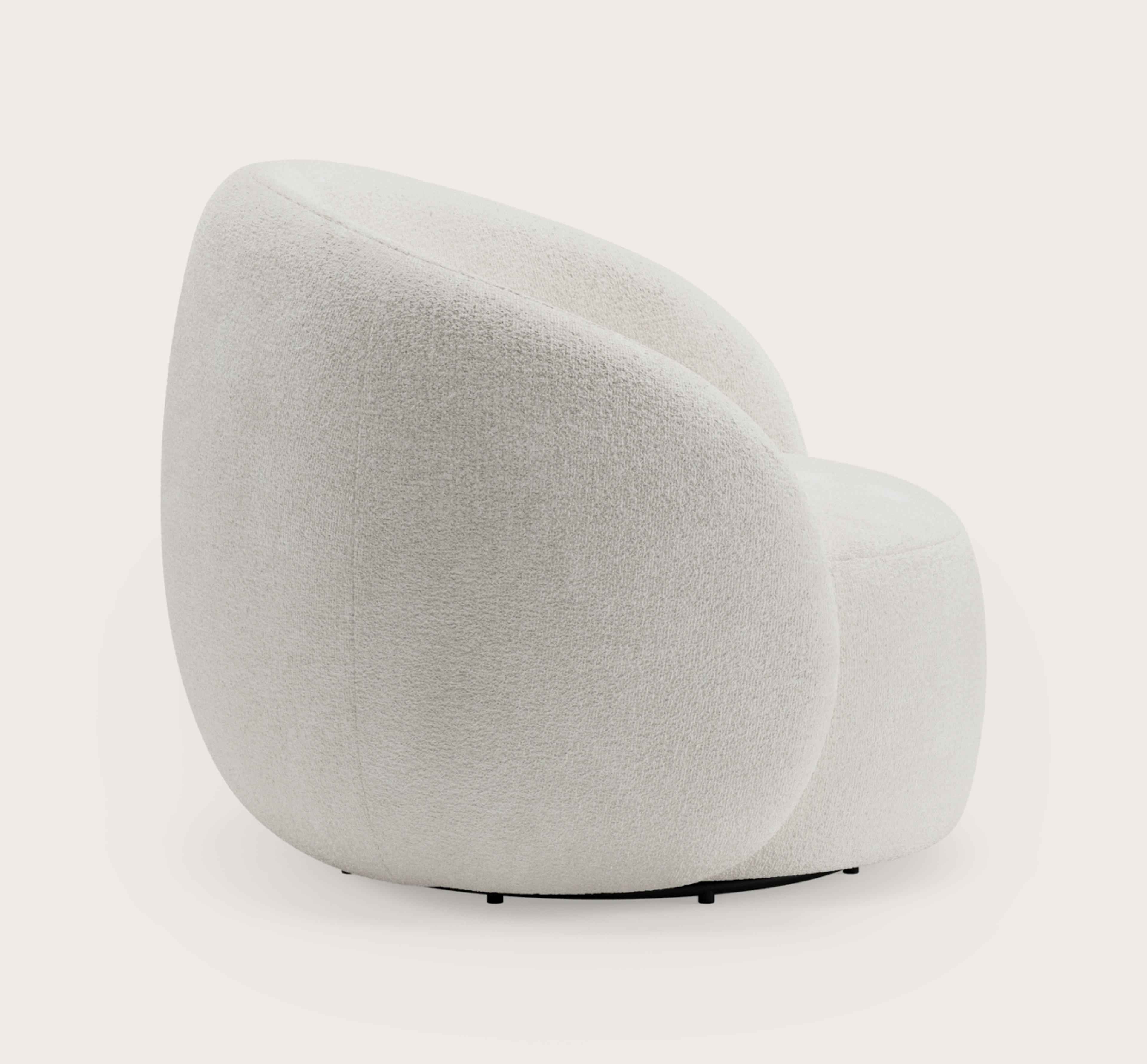 Ponte zetel 1-zit in Nova stof Pearl