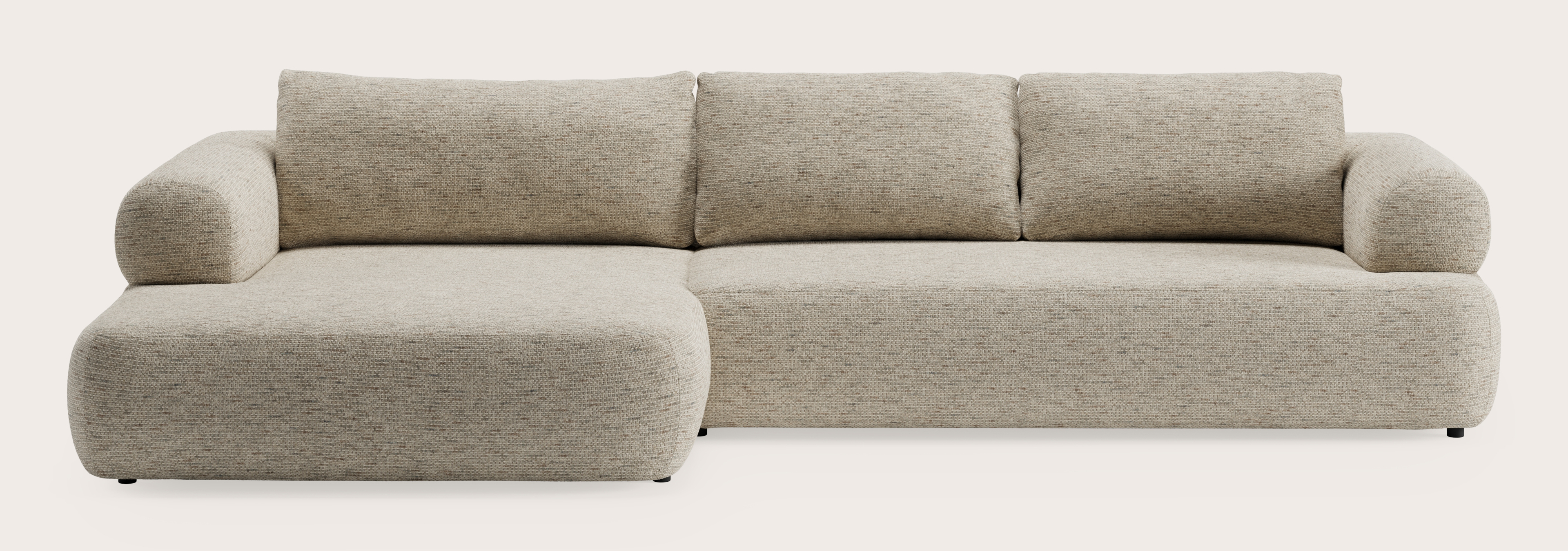 Matera hoekzetel 3,5-zit in Tessaro stof Beige