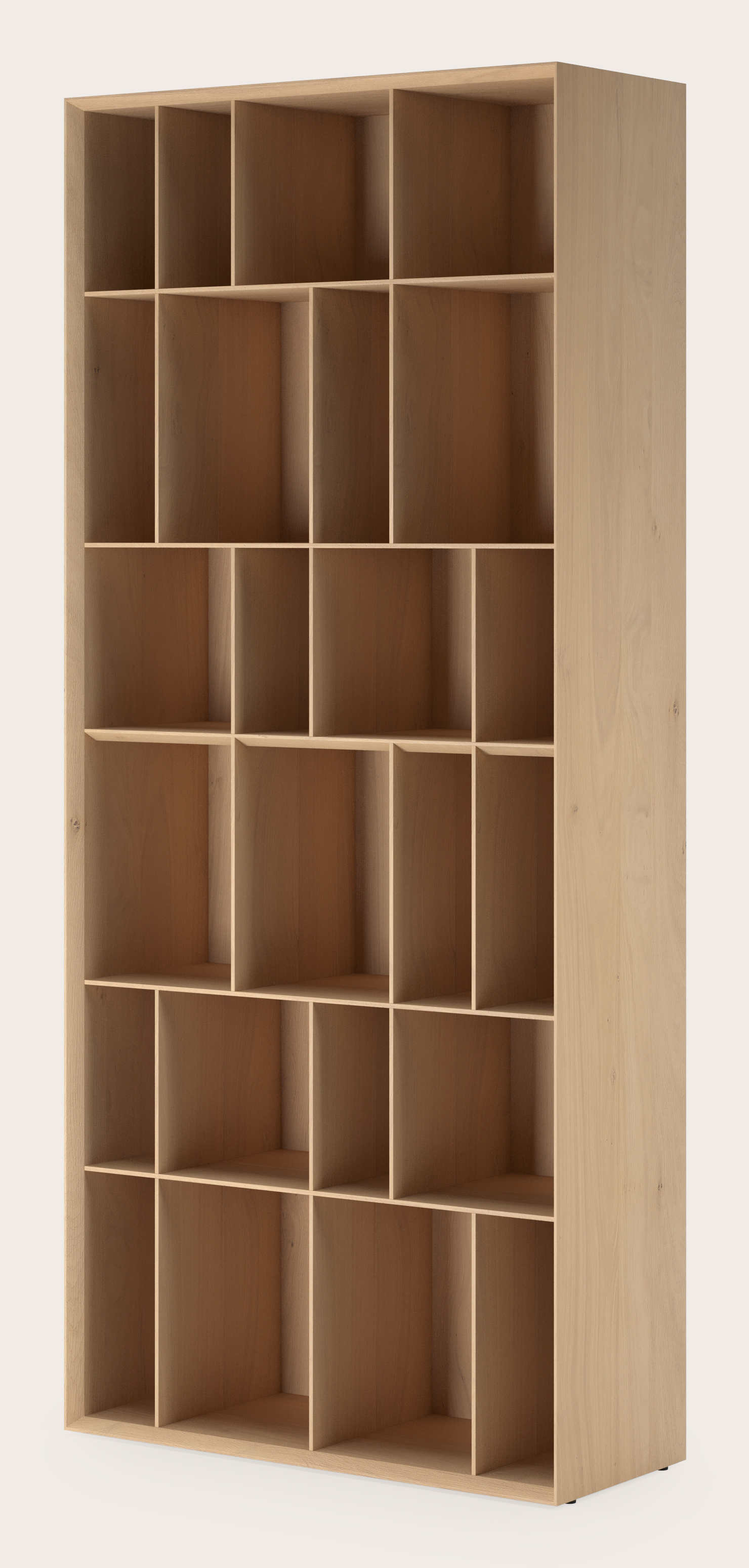 Etagère Biblio en chêne naturel 90 x 36 cm