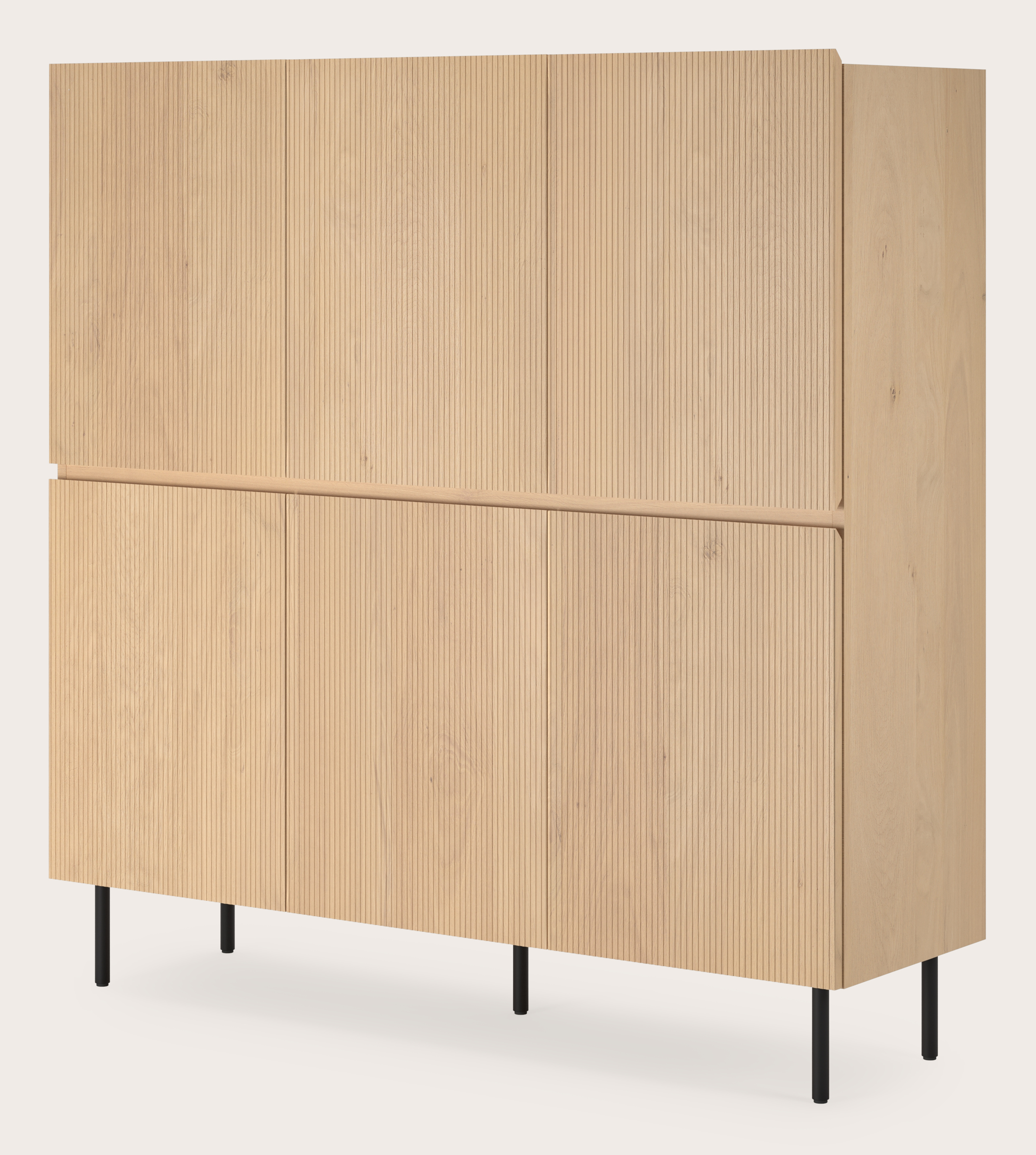 Grivolo barkast in natuurkleurige eik met ronde poten 149 x 45 cm