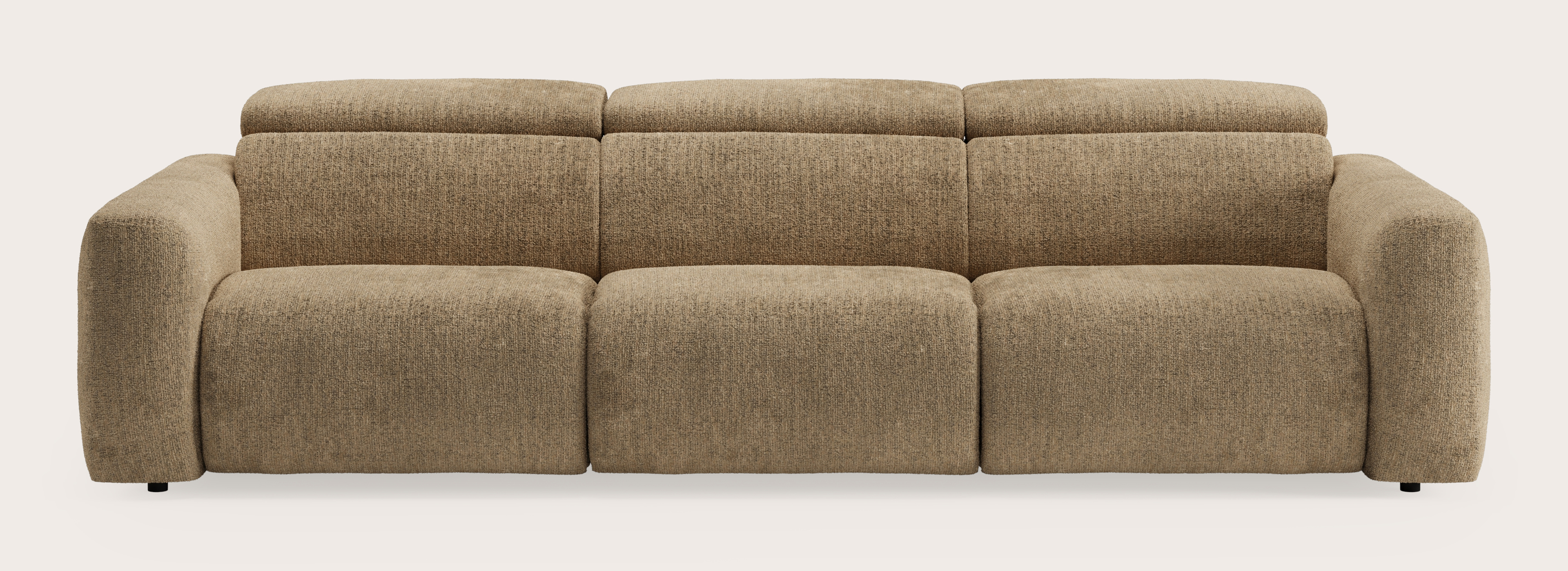 Lassa elektrische zetel 3 places en Poco tissu Darktaupe