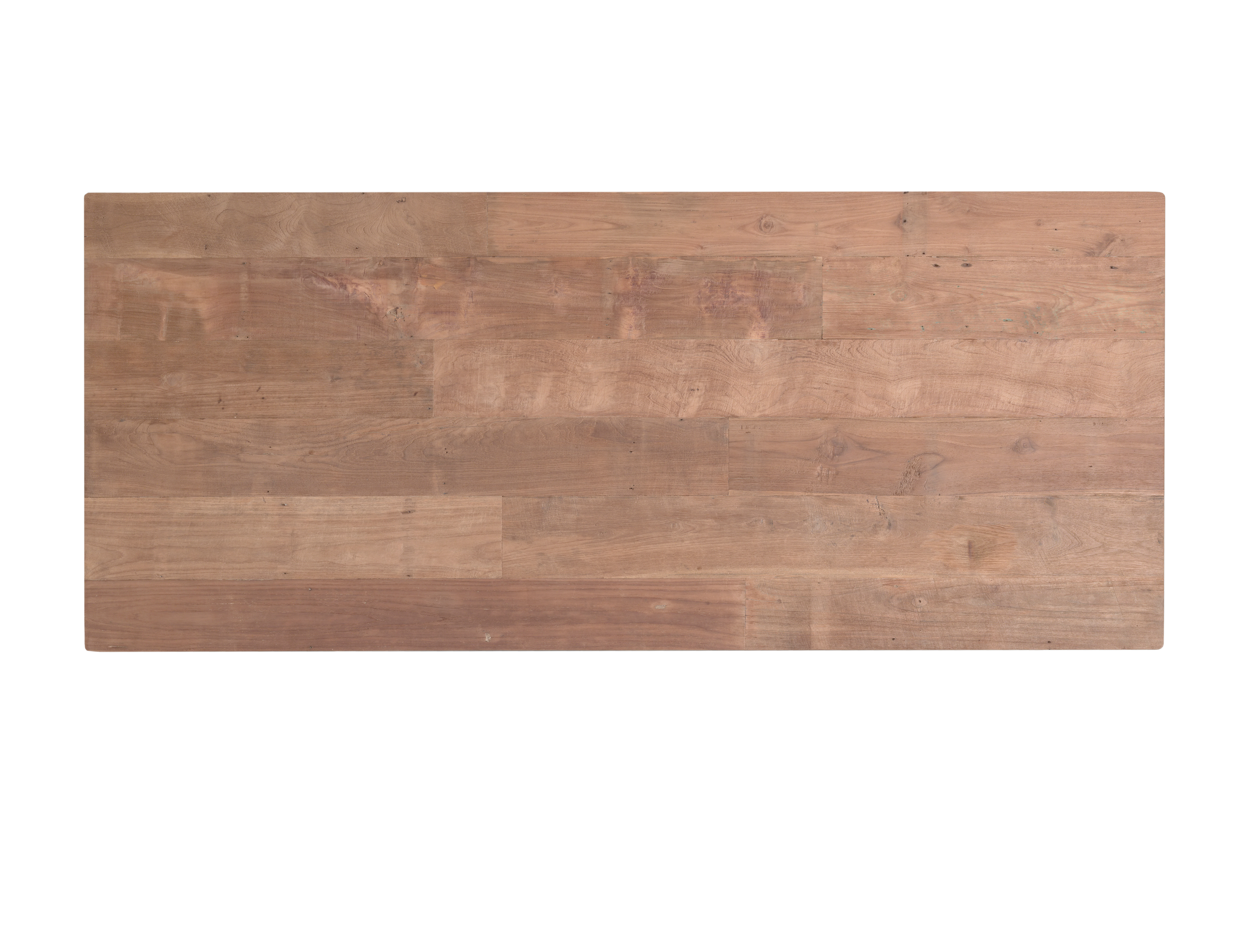 Eettafel Ragno onderstel zwarte eik met Finesso blad in gerecycleerde teak