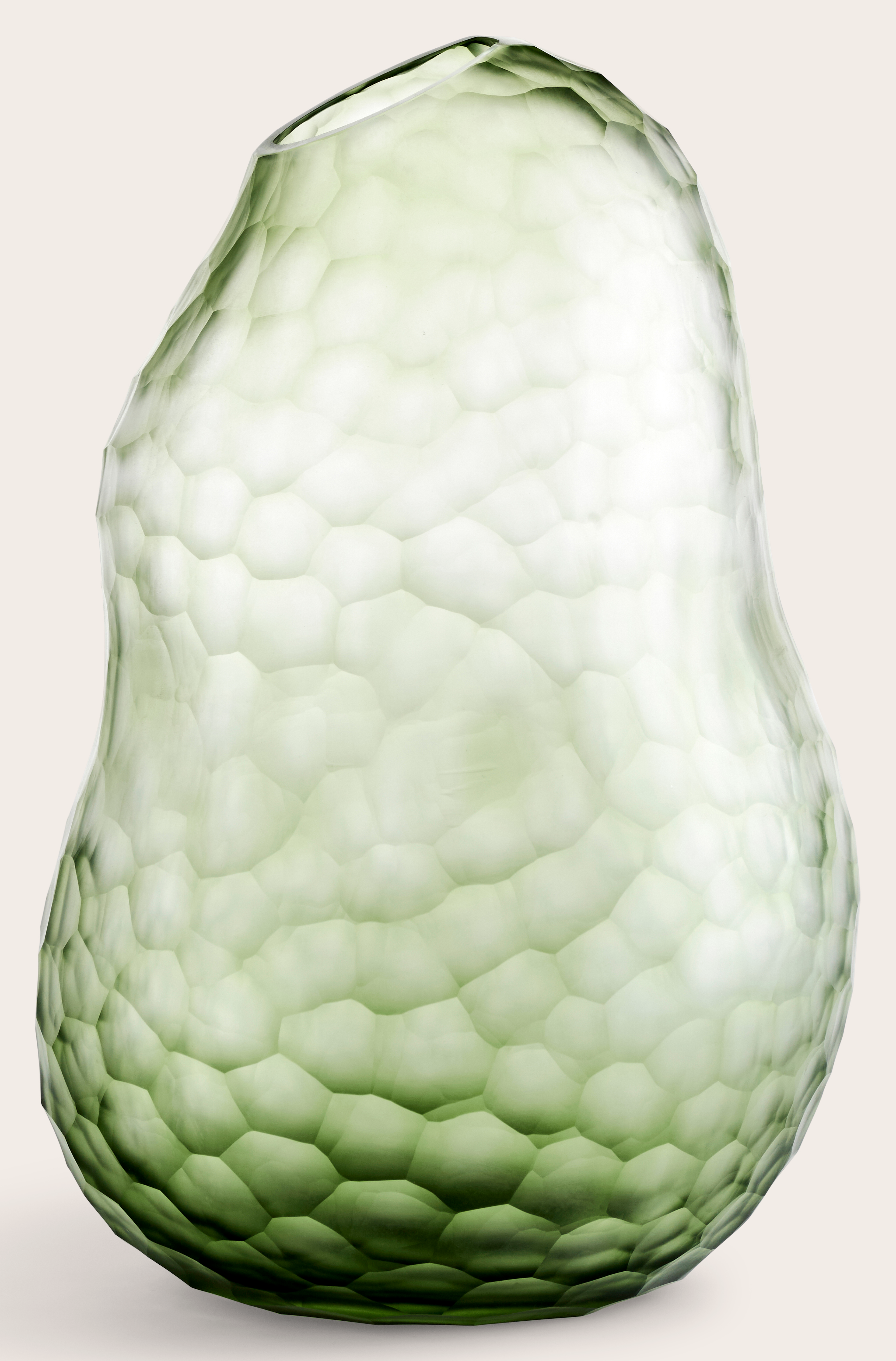 Lincoln vaas glas Unripe Green Ø19xH29cm