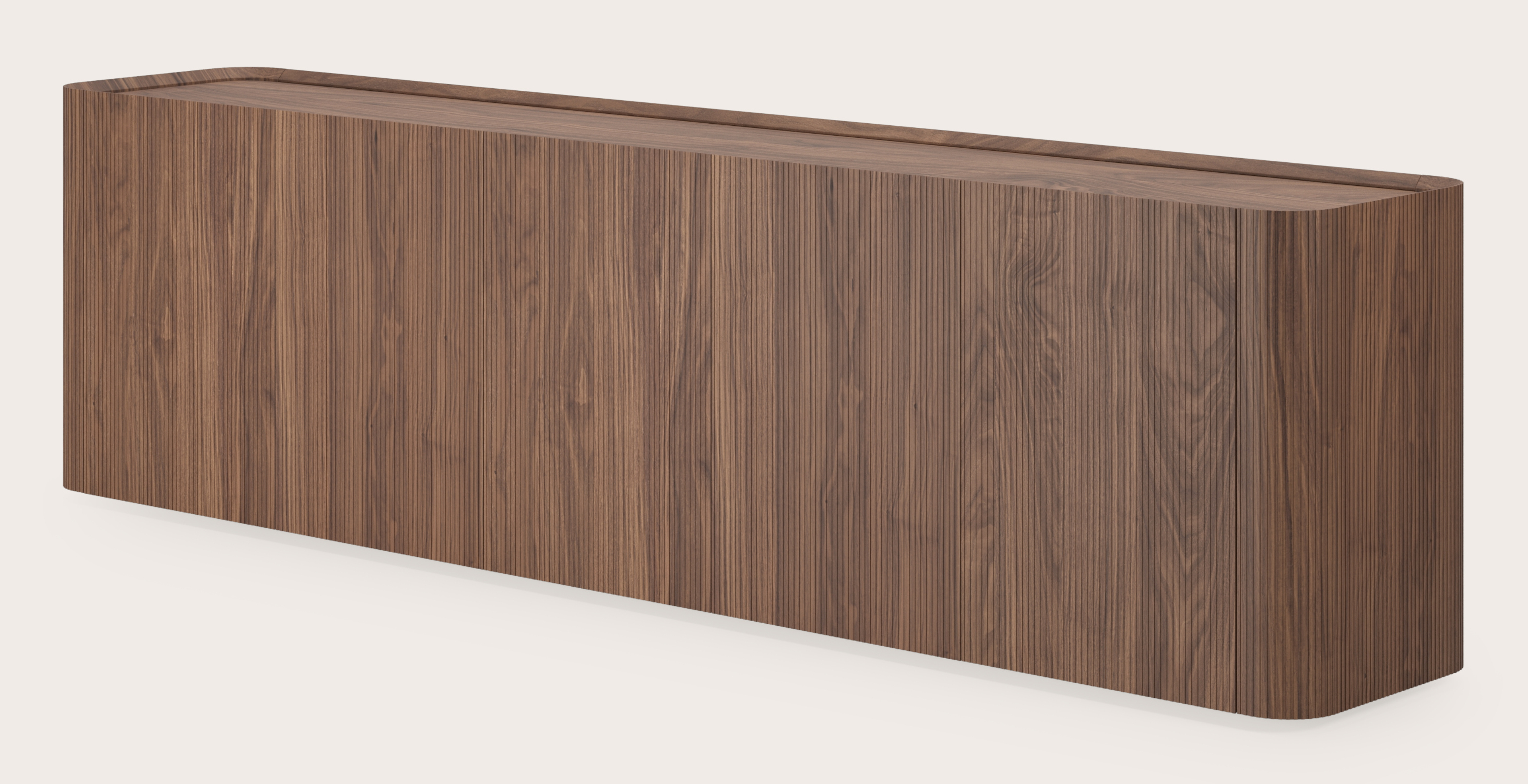 Grivato dressoir in walnoot 249 x 45 cm