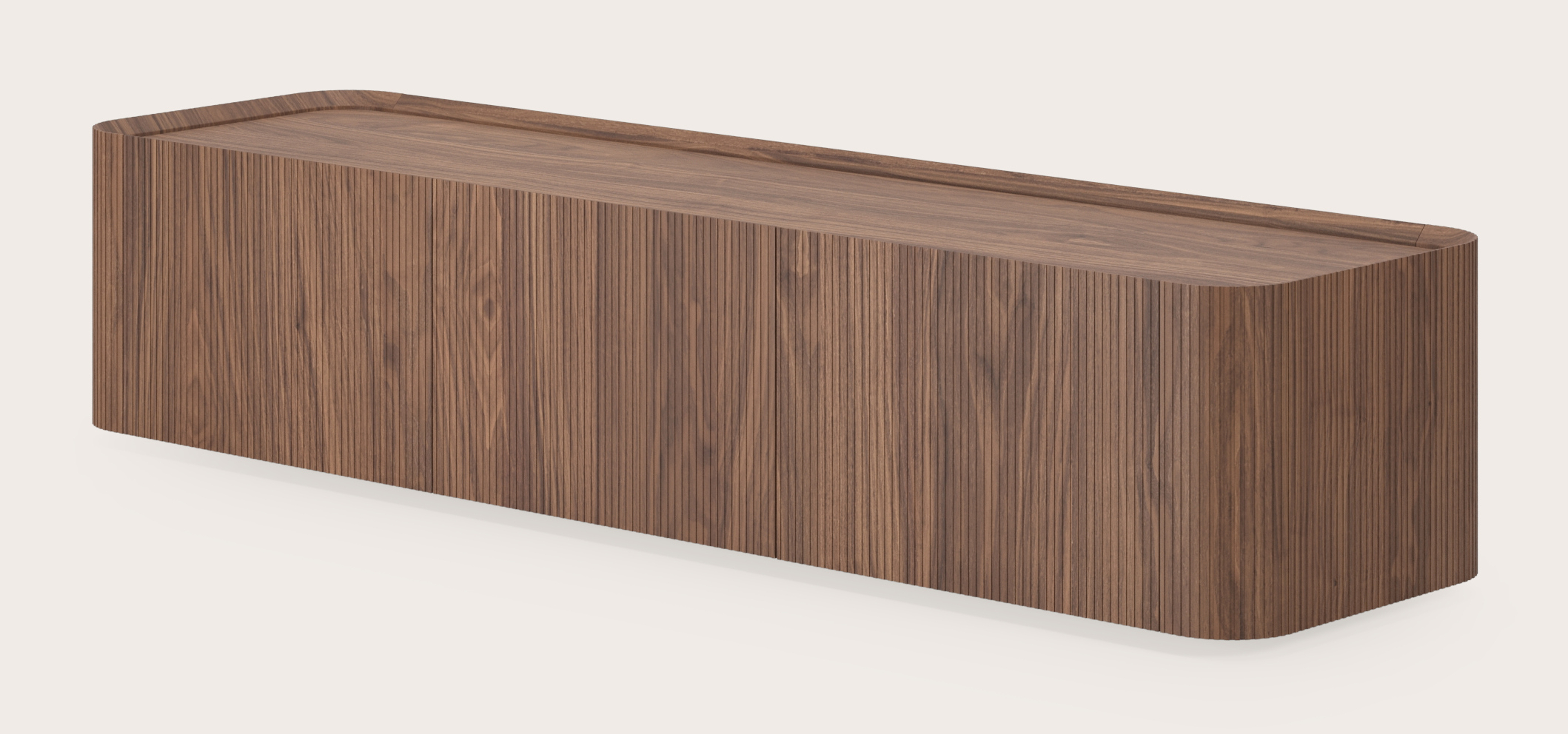 Grivato tv-meubel in walnoot 169 x 45 cm