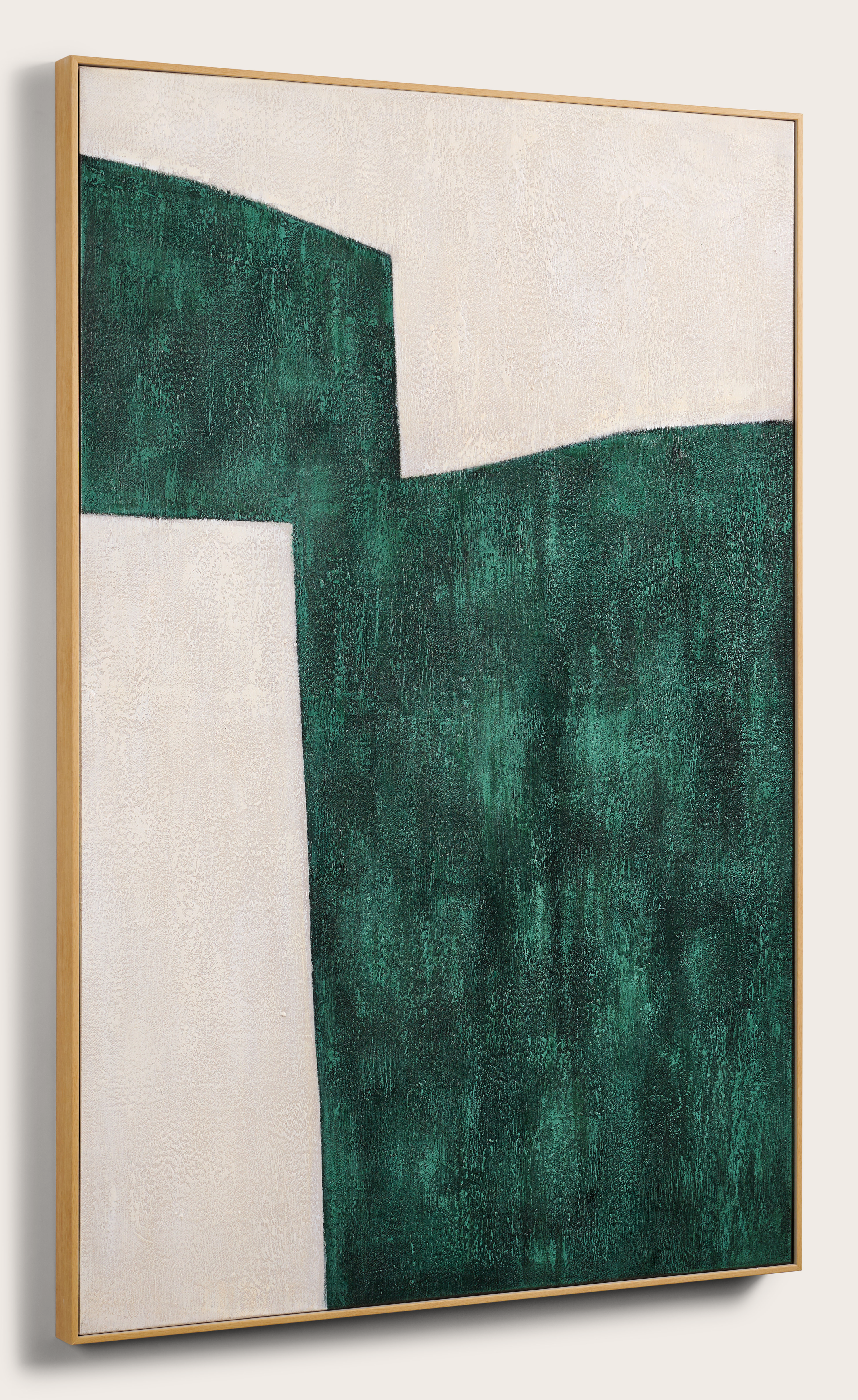 Pablo II schilderij canvas Green 80x120cm