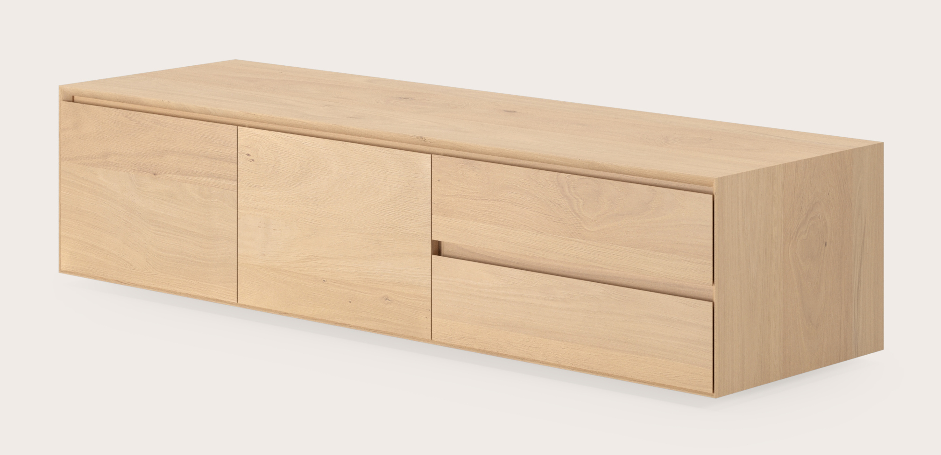 Arno tv-meubel in natuurkleurige eik 150 x 45 cm