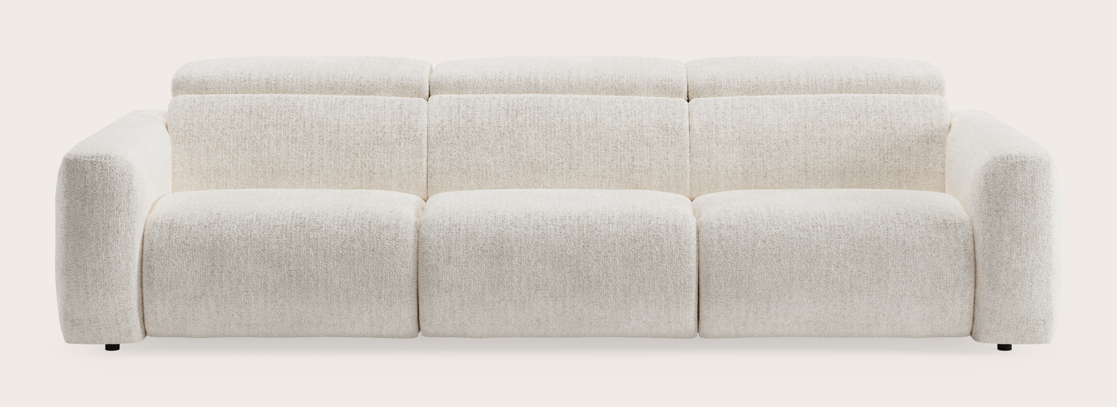 Lassa elektrische zetel 3 places en Poco tissu Beige