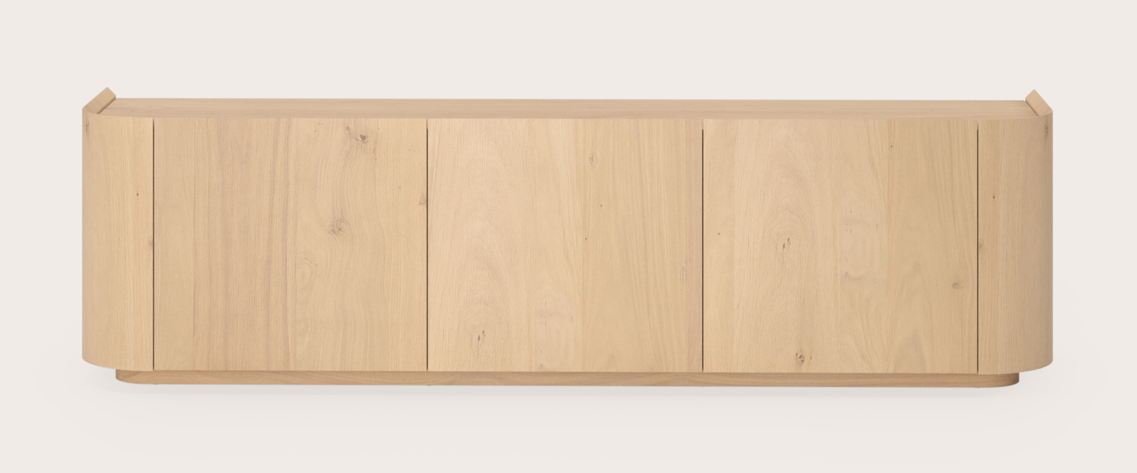 Rondato tv-meubel in natuurkleurige eik 179 x 45 cm