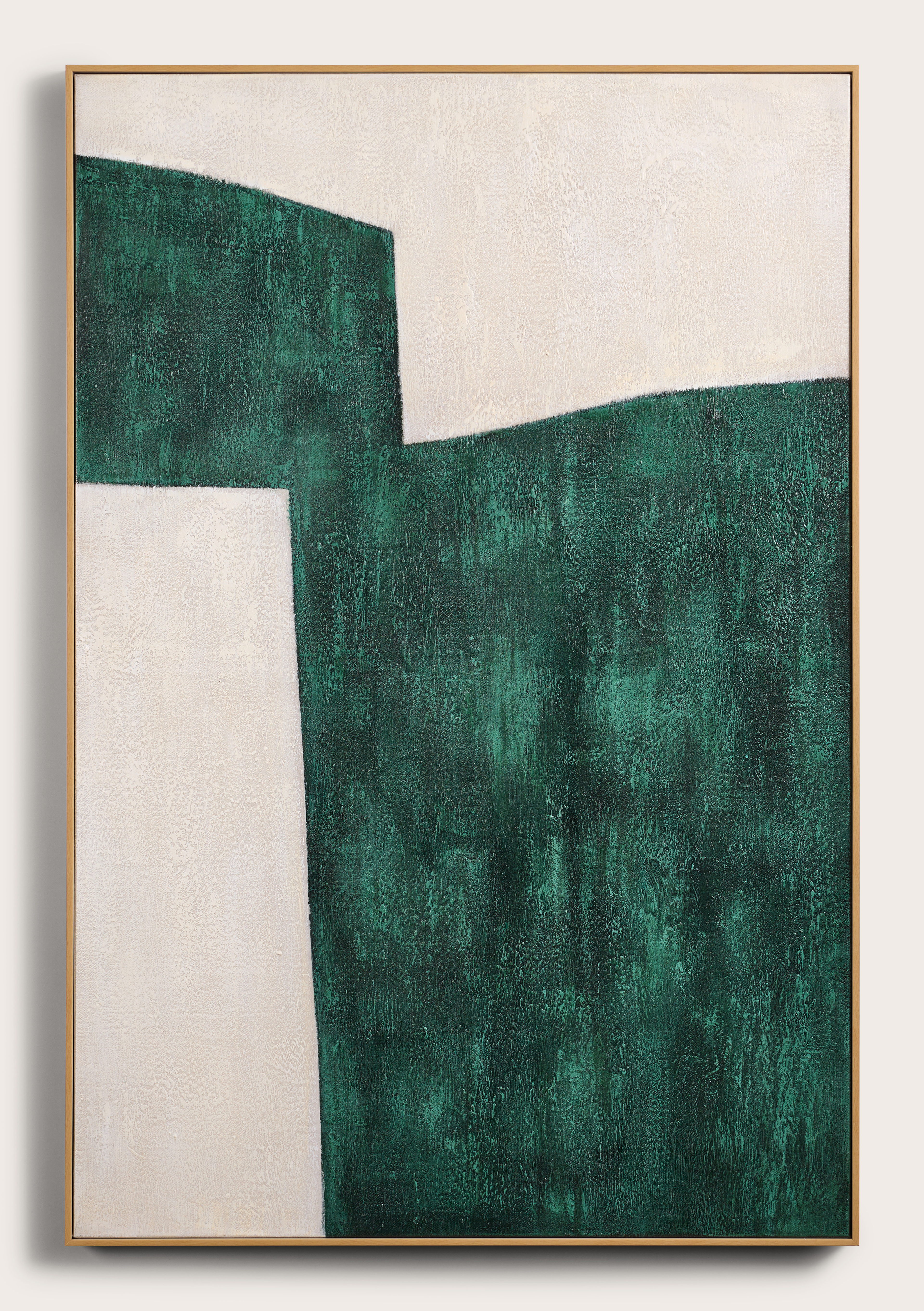 Pablo II schilderij canvas Green 80x120cm