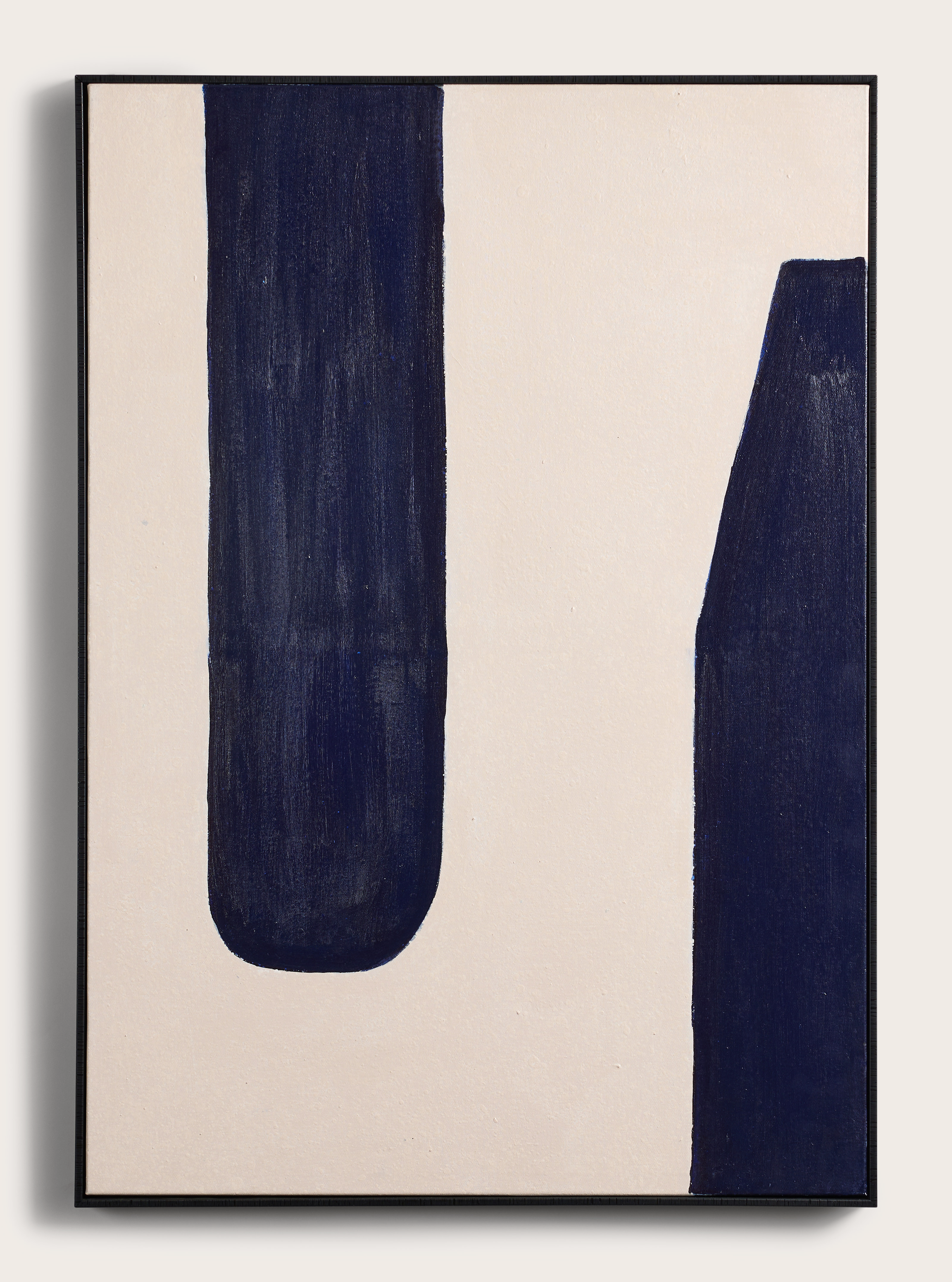 Grano II schilderij canvas blauw 70x100cm