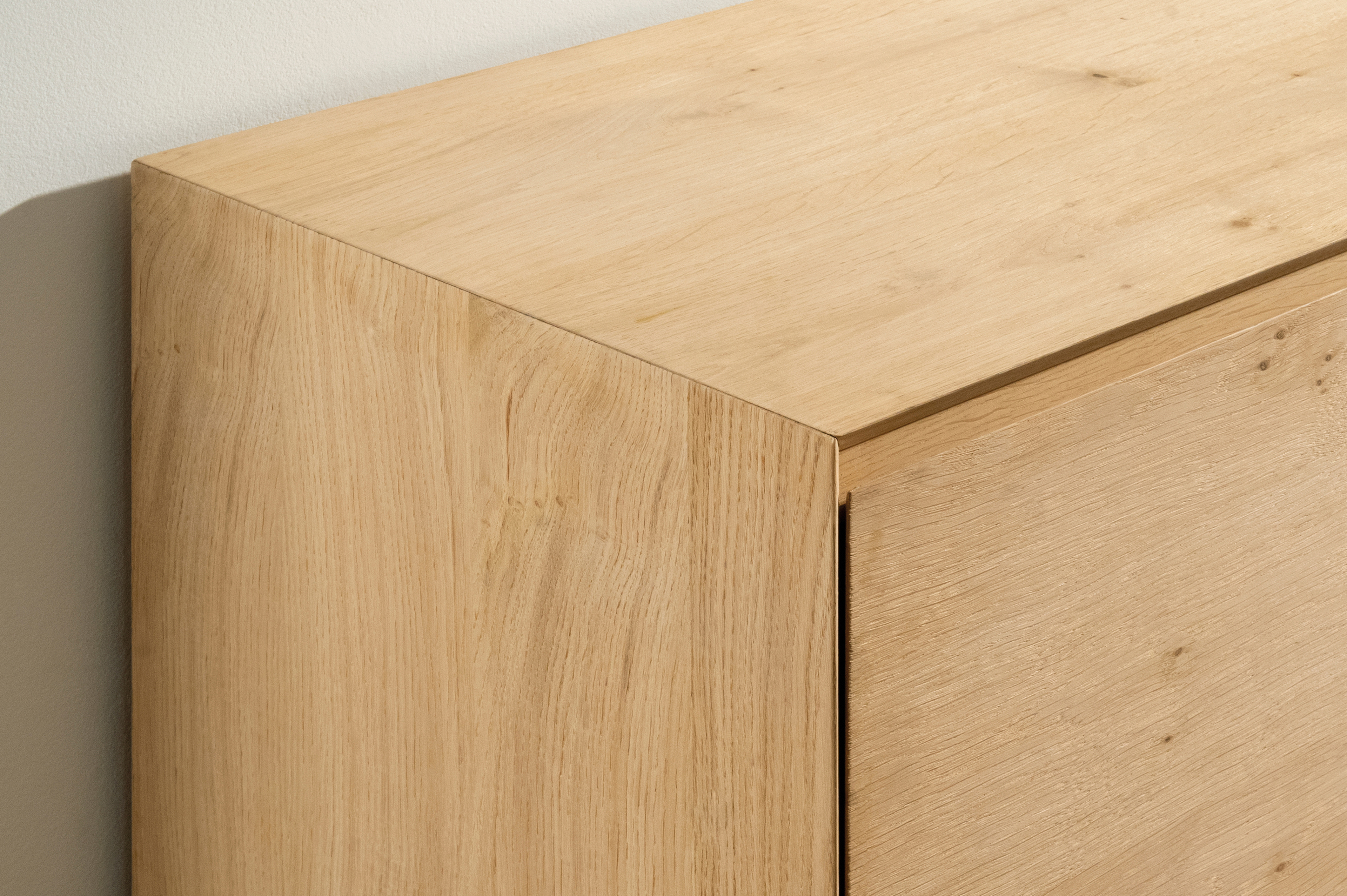 Arno barkast in natuurkleurige eik met U-poten 110 x 45 cm