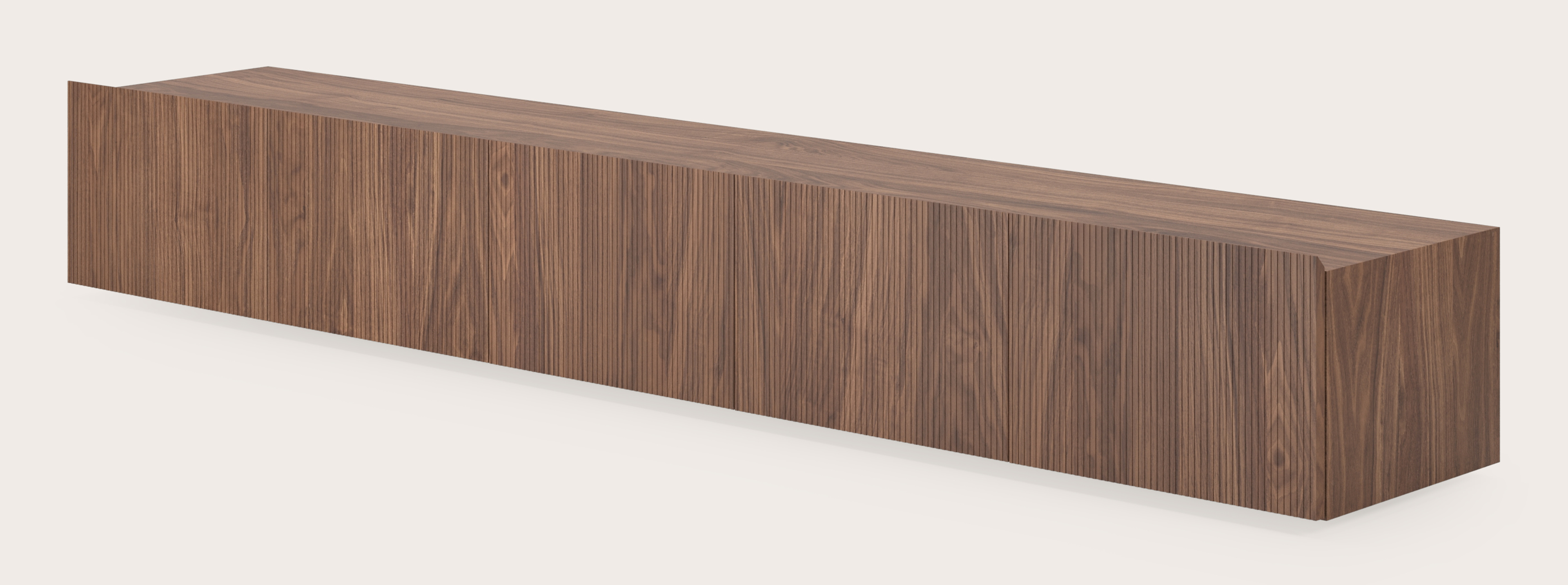Grivolo tv-meubel in walnoot 249 x 45 cm