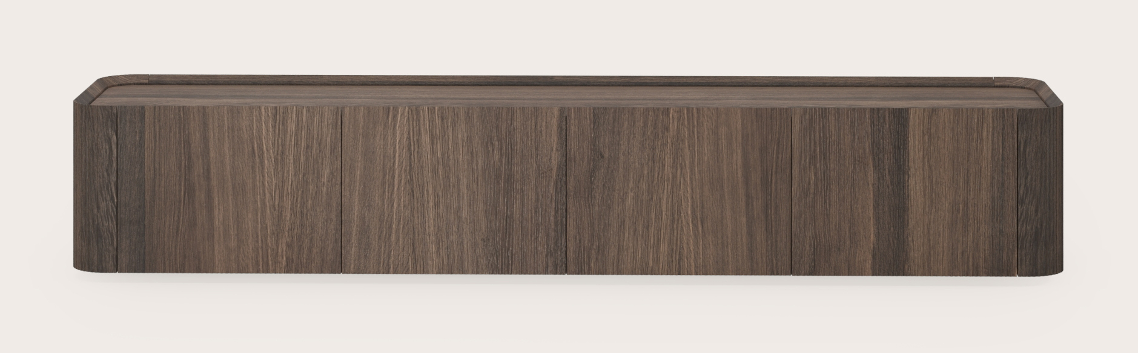 Grivato tv-meubel in gerookte eik 203 x 45 cm