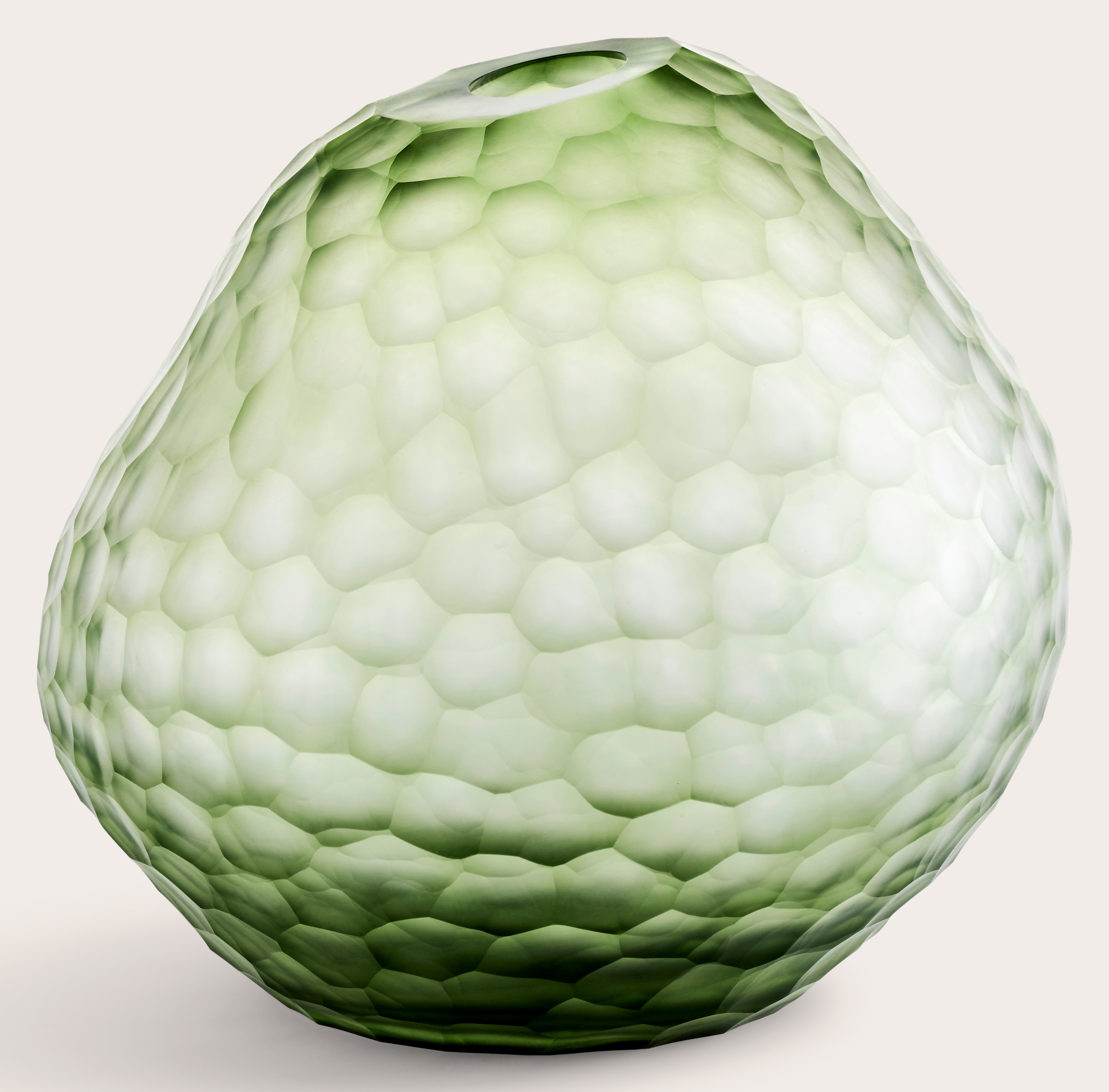Lincoln vaas glas Unripe Green Ø24xH21cm