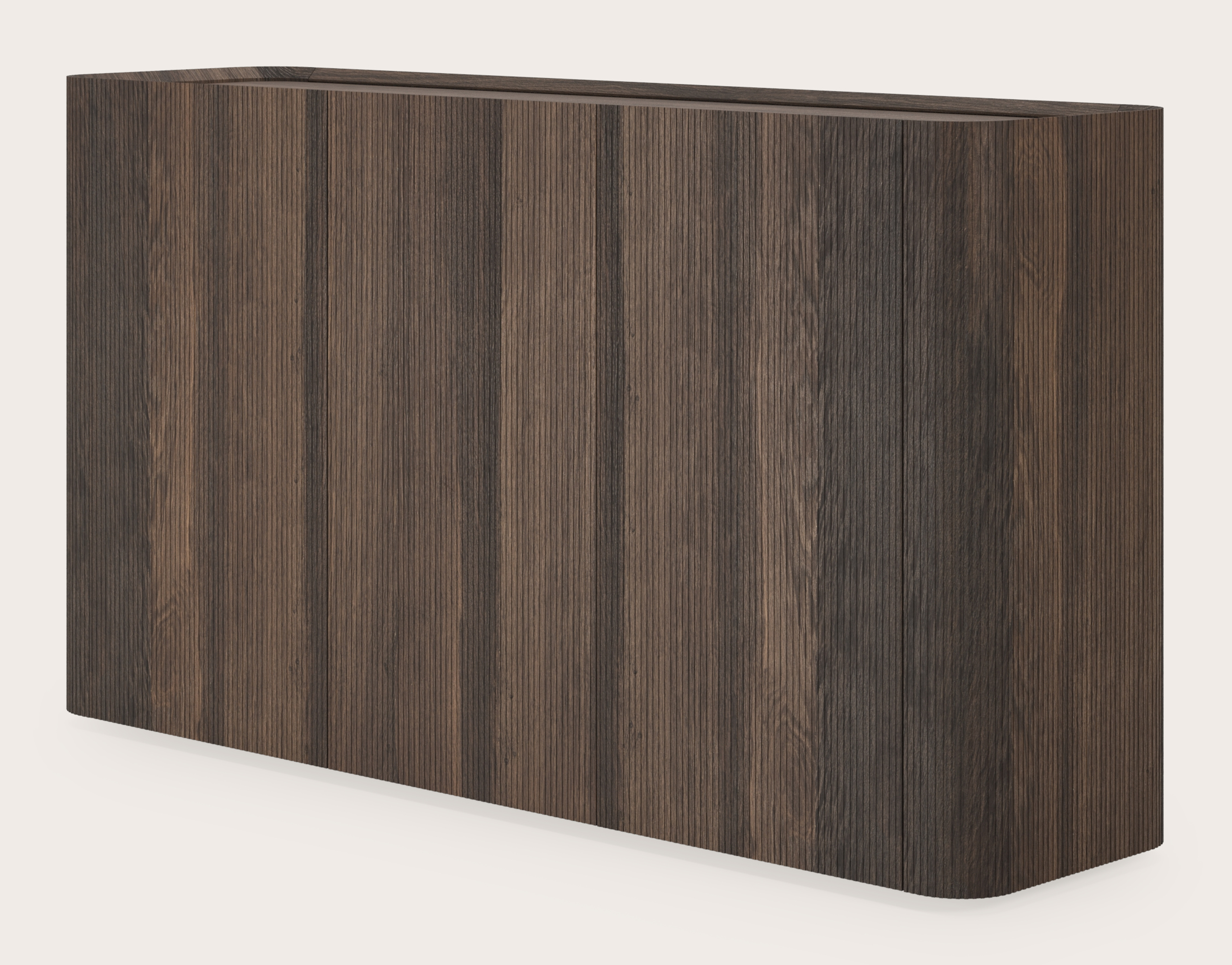 Grivato hoge dressoir in gerookte eik 169 x 45 cm
