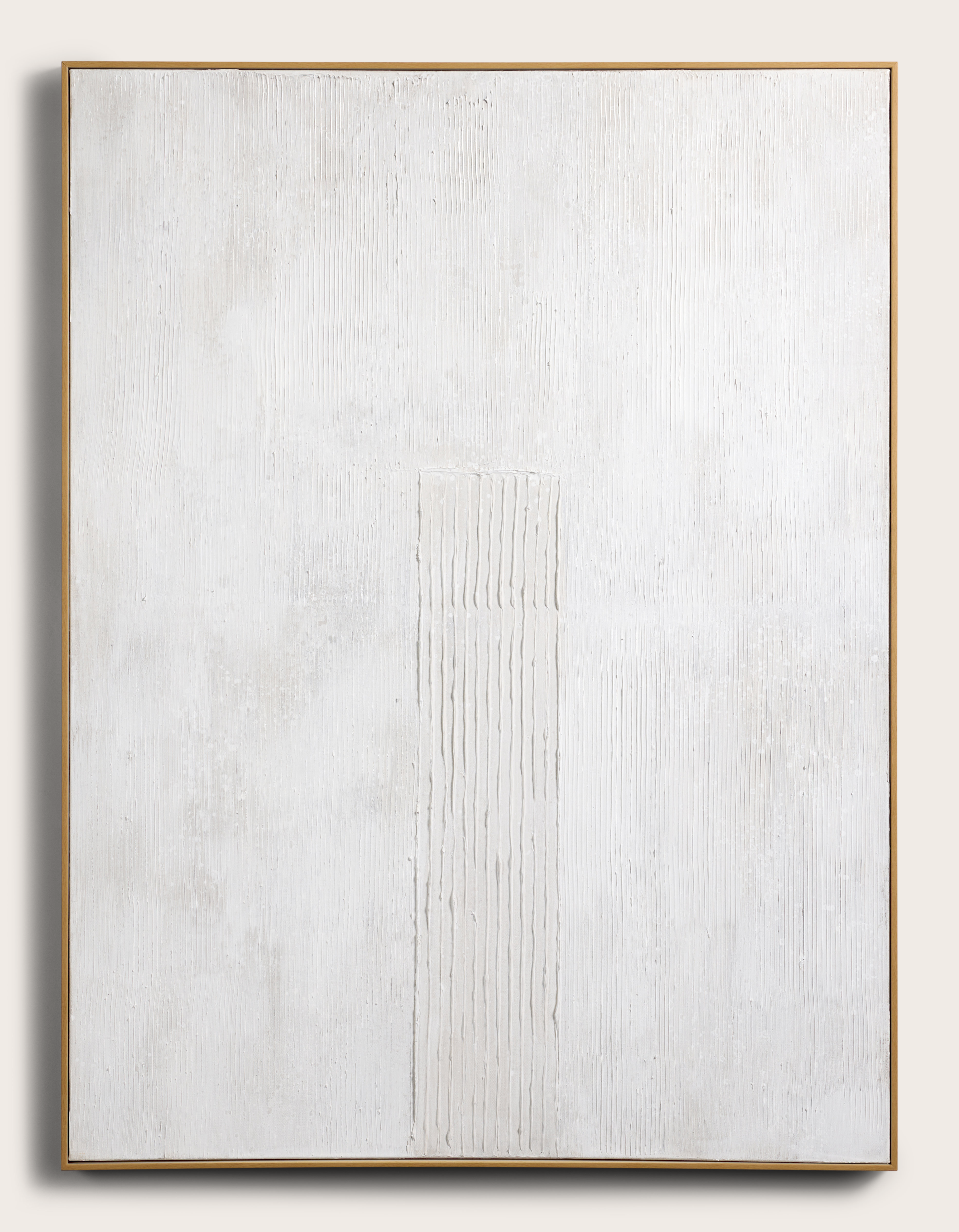 Platre schilderij canvas wit 90x120cm