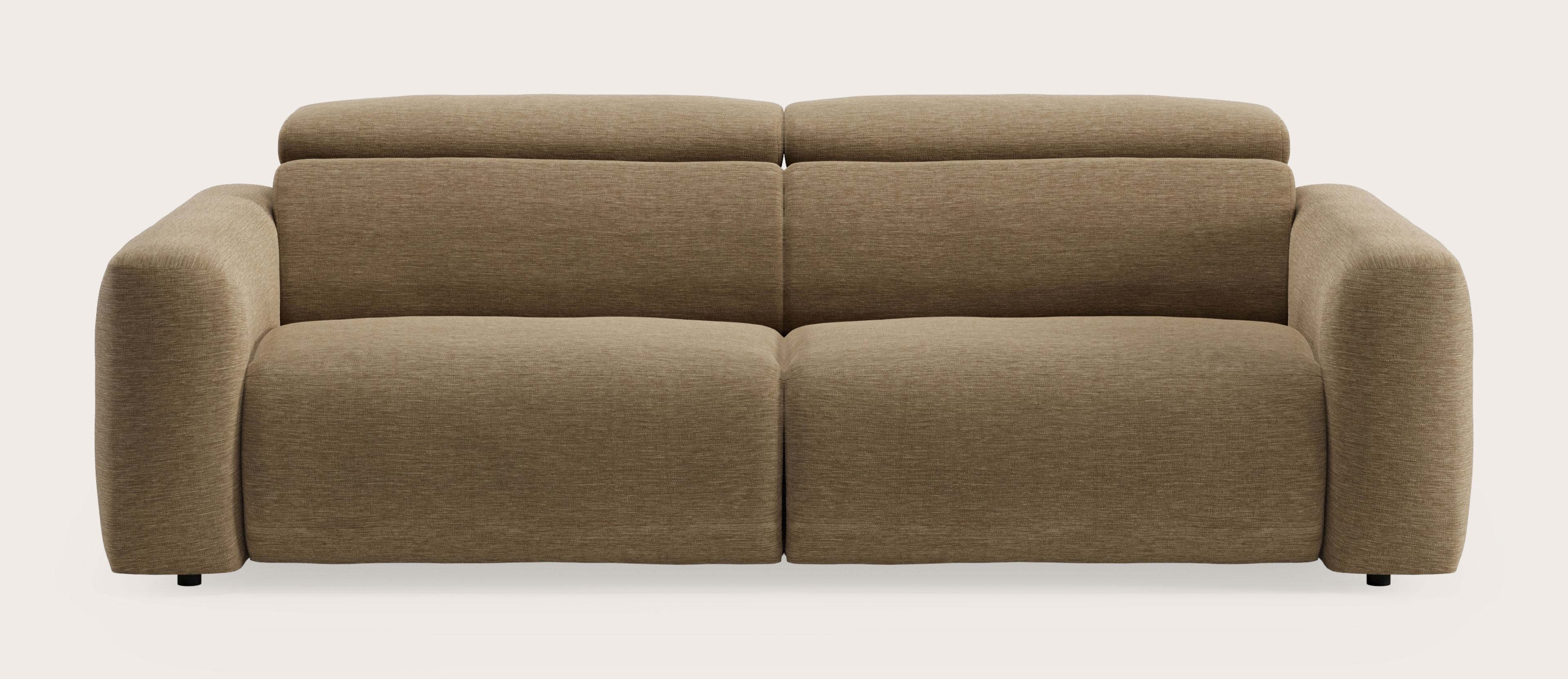 Lassa elektrische canapé 3 places en Alina tissu Beige
