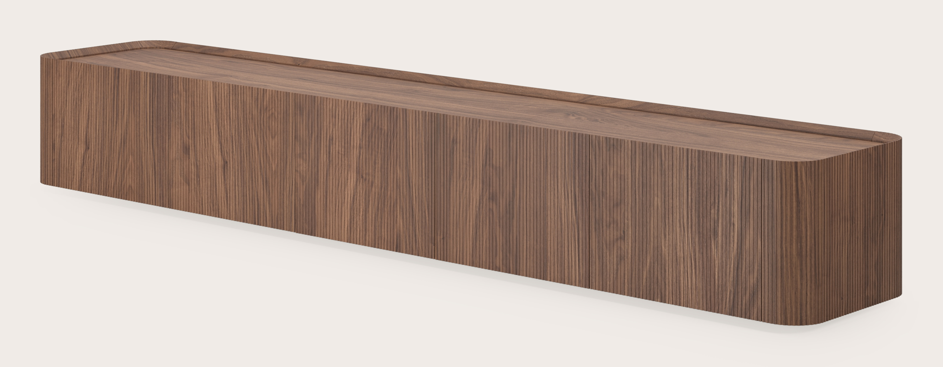 Grivato tv-meubel in walnoot 249 x 45 cm