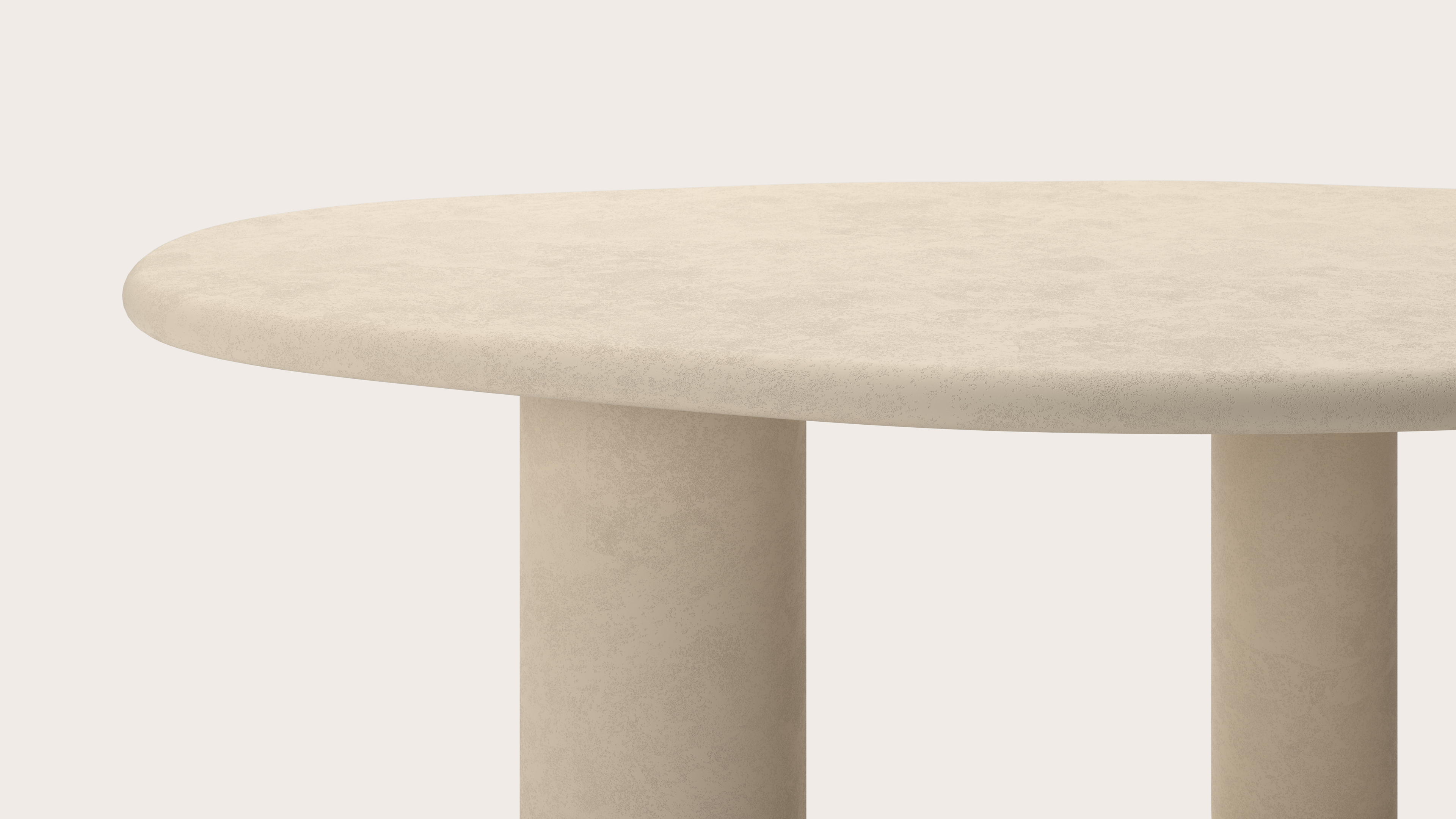 Table de salle à manger Artisano avec plateau Artisano en forme leaf en Claylime couleur Moonglade