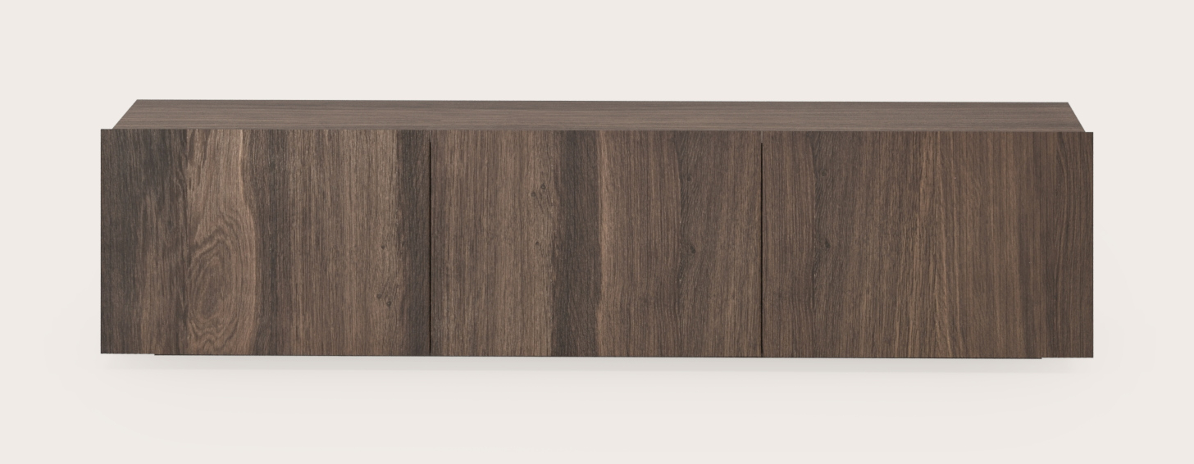 Meuble tv Grivolo en chêne fumé 149 x 45 cm