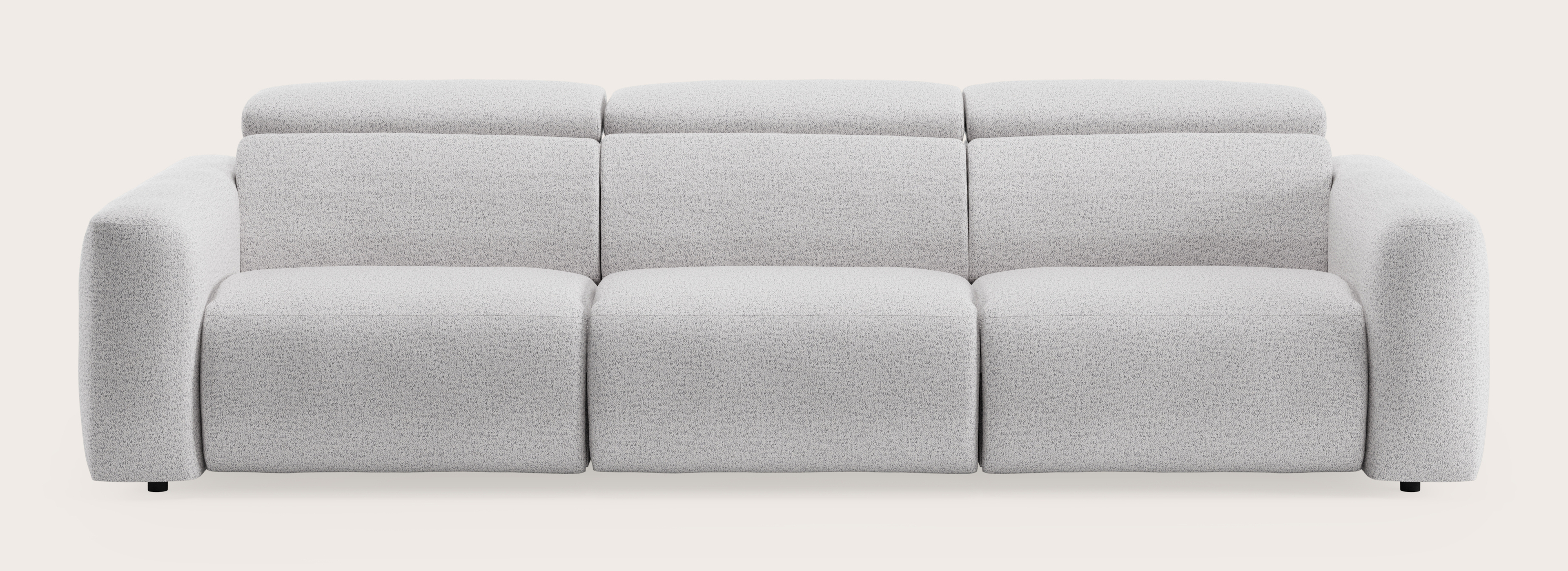 Lassa elektrische zetel 3 places en Dolce tissu Greige
