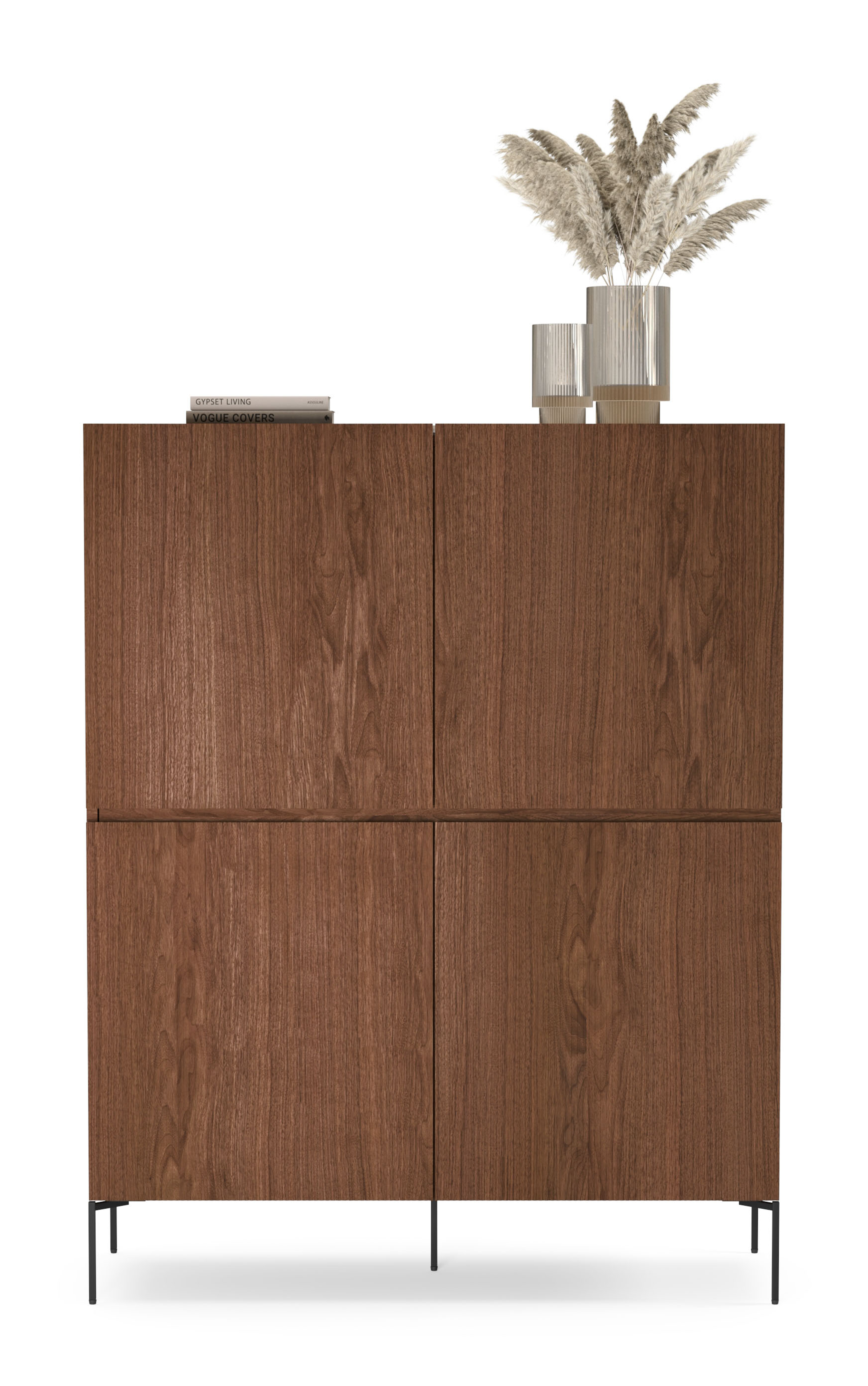 GrivoloMarble_Walnut_Cupboards